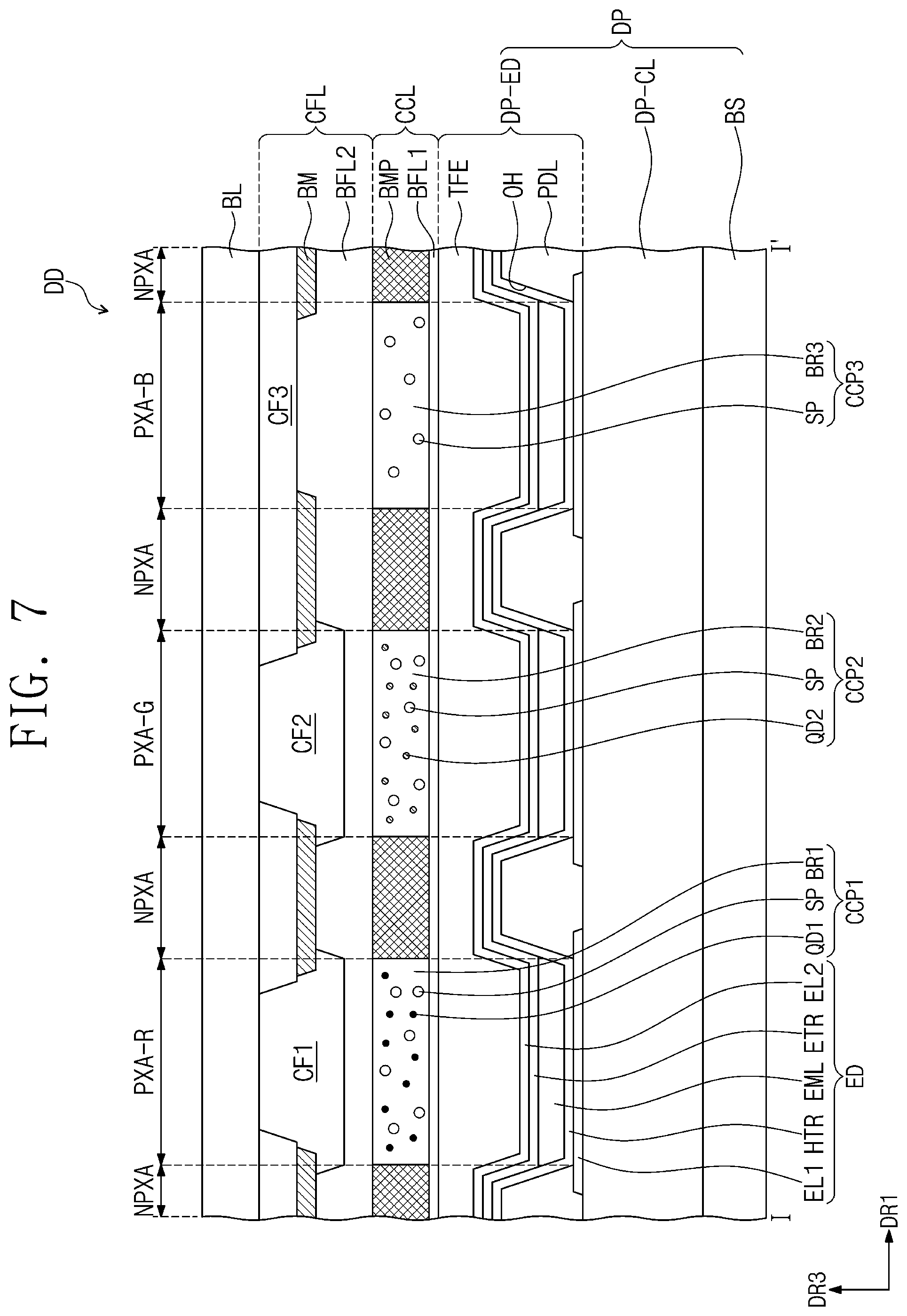 Patent US12378469 Figure 5 – Light emitting diode and condensed polycyclic compound for the same
