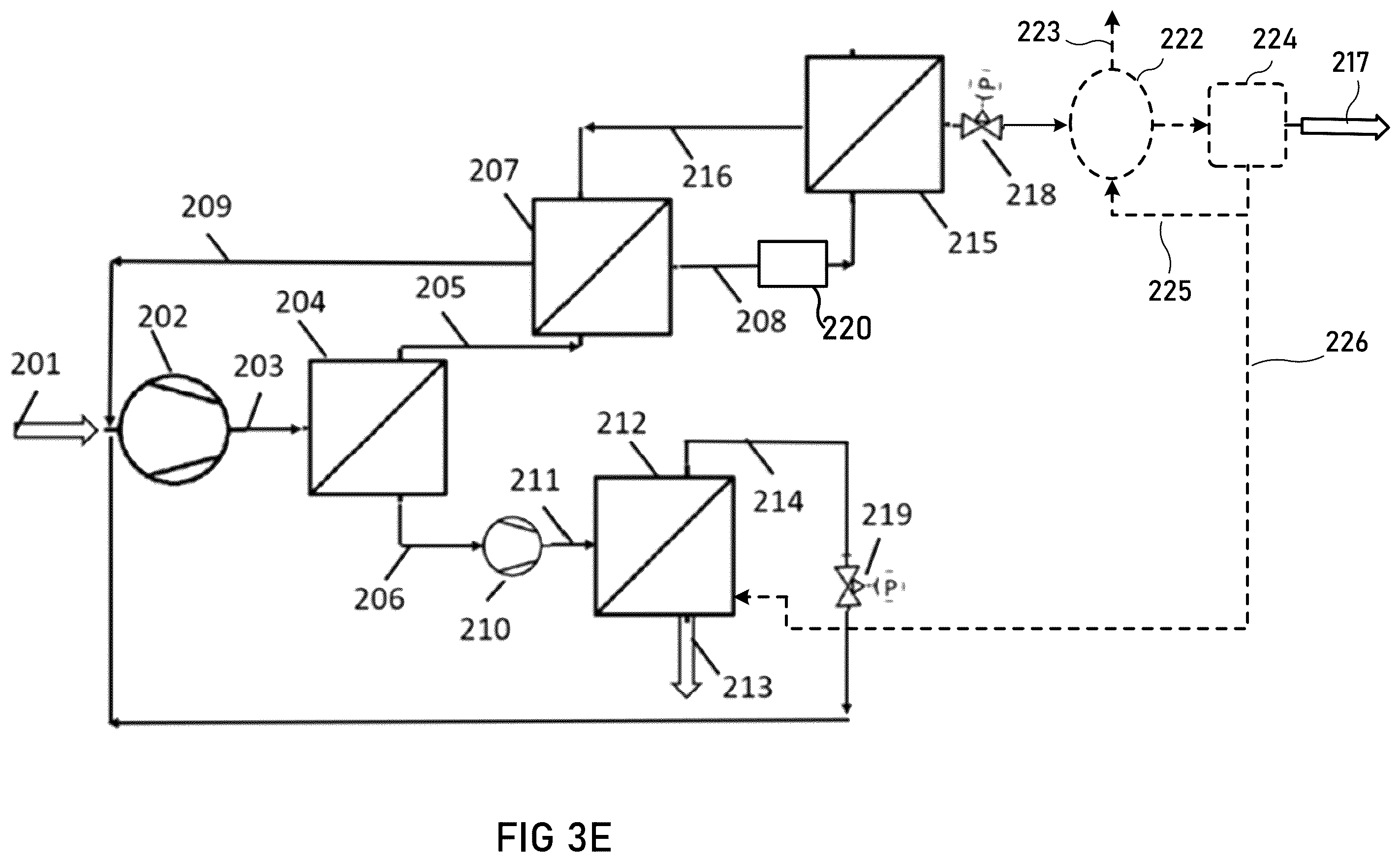 Patent US12378491 Figure 7 – System and method for producing renewable natural gas from biogas