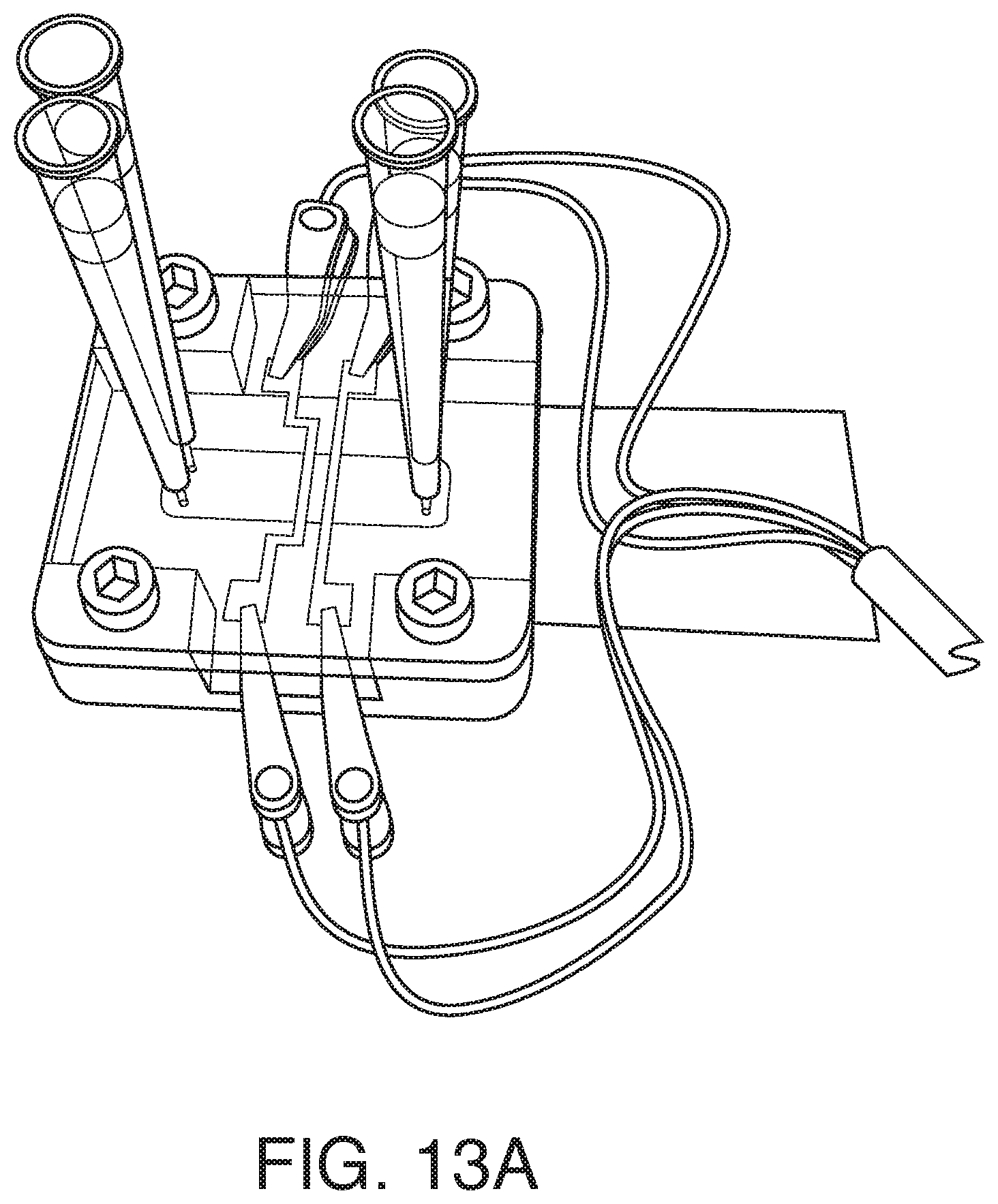 Patent US12378519 Figure 12 – Microfluidic model of the blood brain barrier
