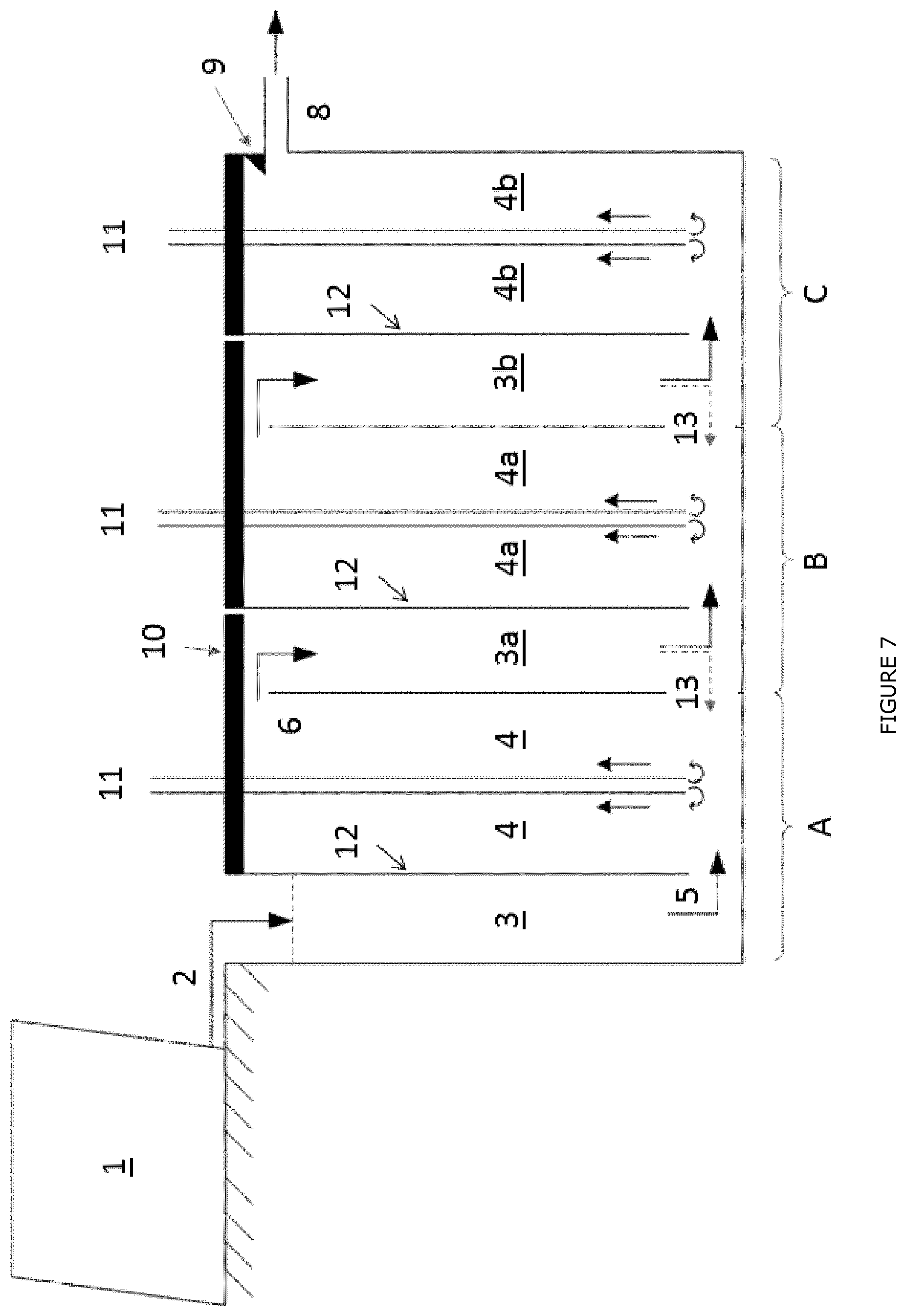 Patent US12378617 Figure 5 – Device and method for continuous desulphurisation of liquid hot metal