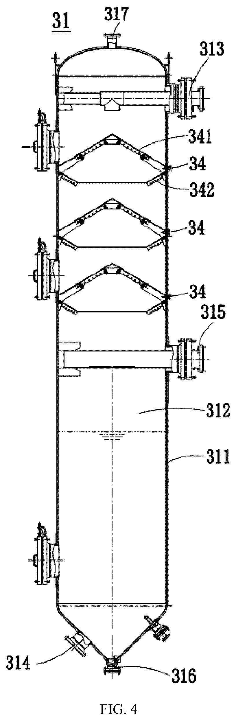 Patent US12378630 Figure 4 – Combined heat exchange system of flash tank and preheater for laterite nickel ore leaching