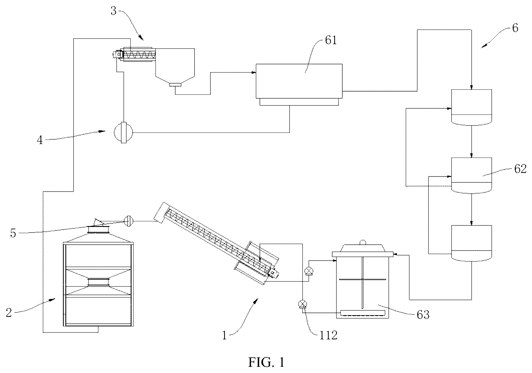 Patent US12378637 Figure 1 – Treatment system for the slag phase after removing iron-aluminum-chromium from leaching solution of laterite nickel ore