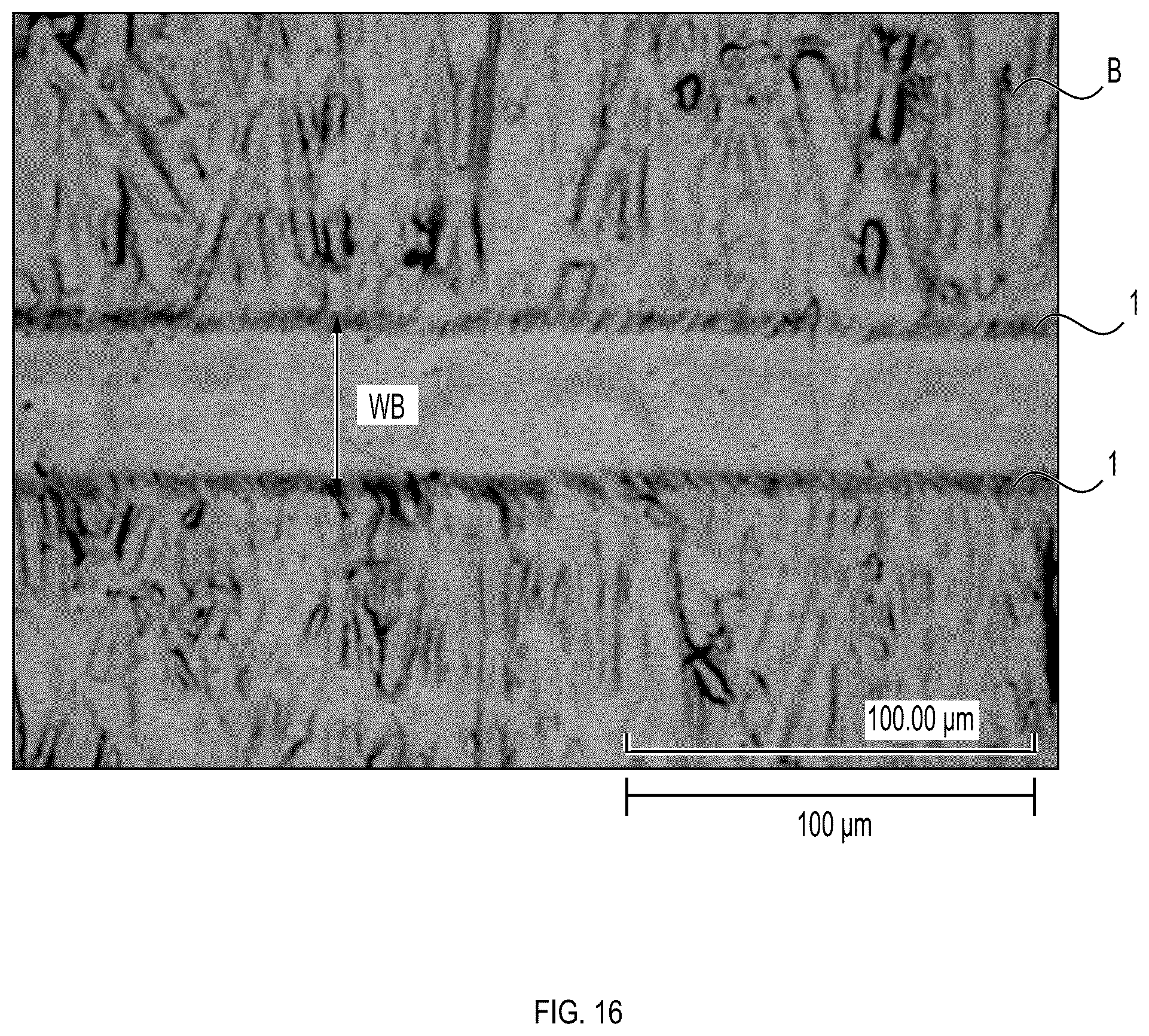 Patent US12378652 Figure 16 – Fe-based amorphous alloy ribbon, production method thereof, iron core, and transformer