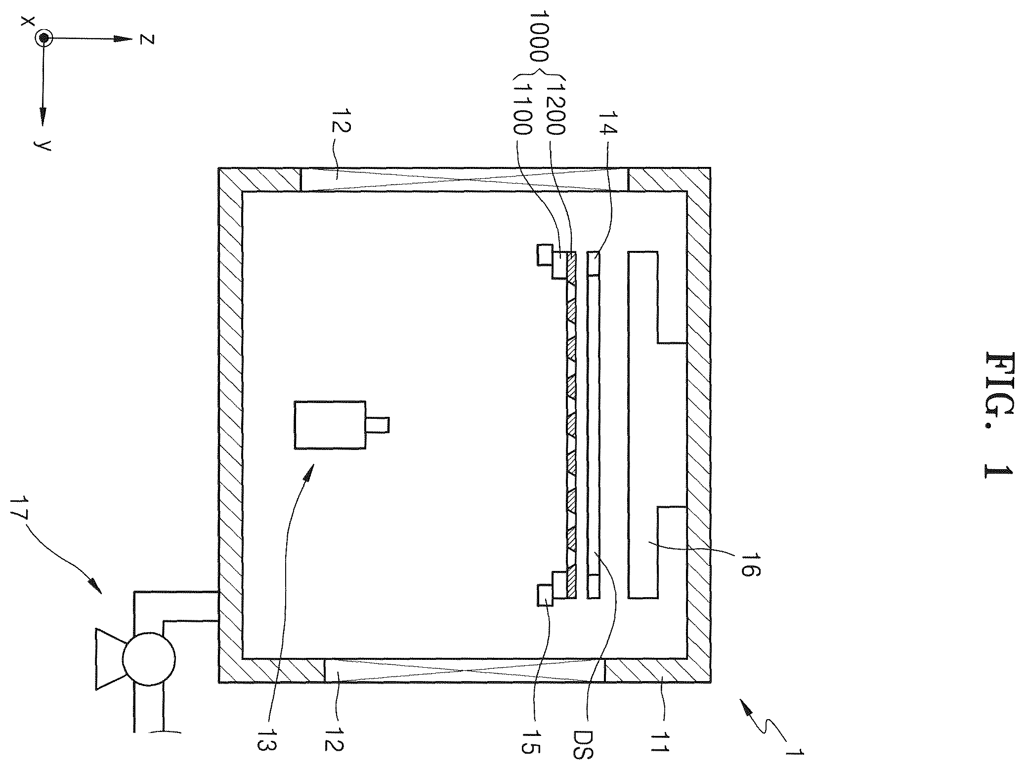 Patent US12378655 Figure 1 – Mask, mask assembly, and apparatus for manufacturing display apparatus