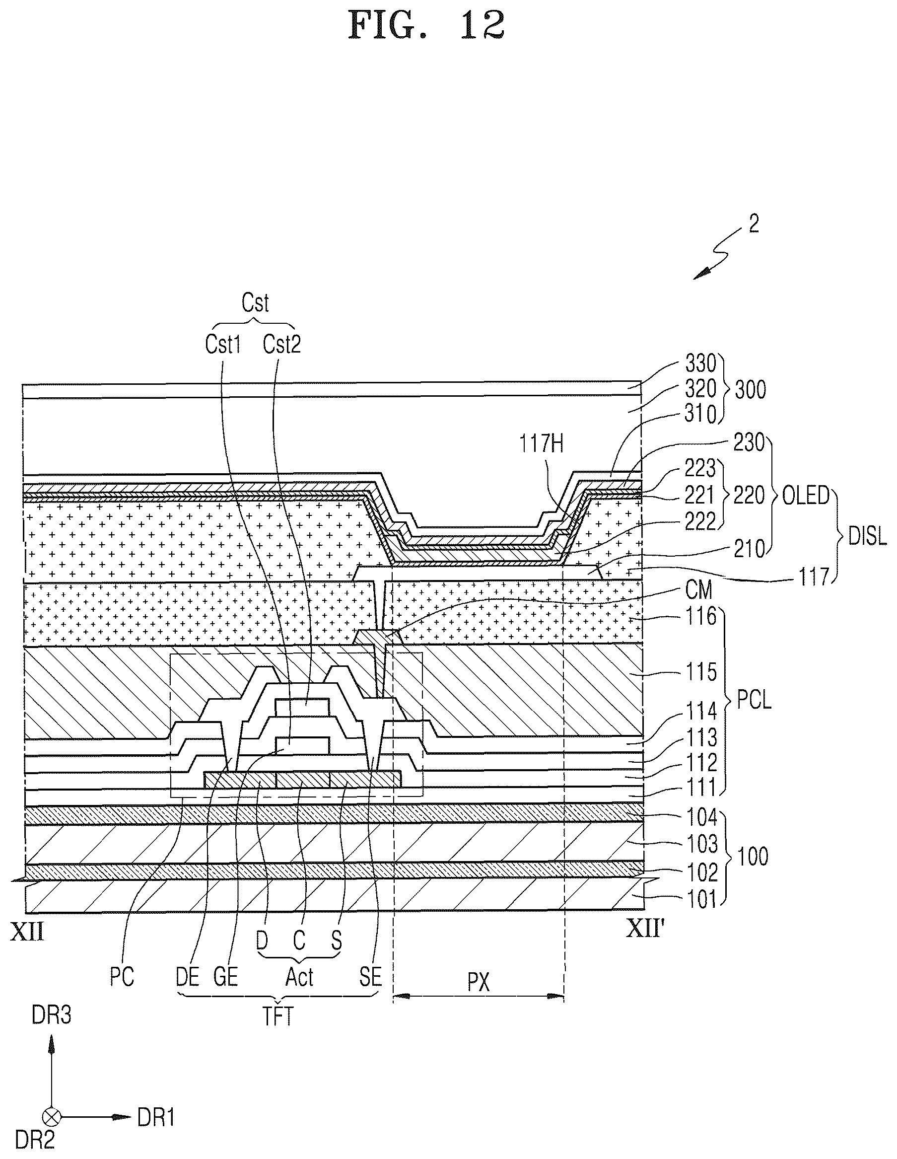 Patent US12378655 Figure 13 – Mask, mask assembly, and apparatus for manufacturing display apparatus