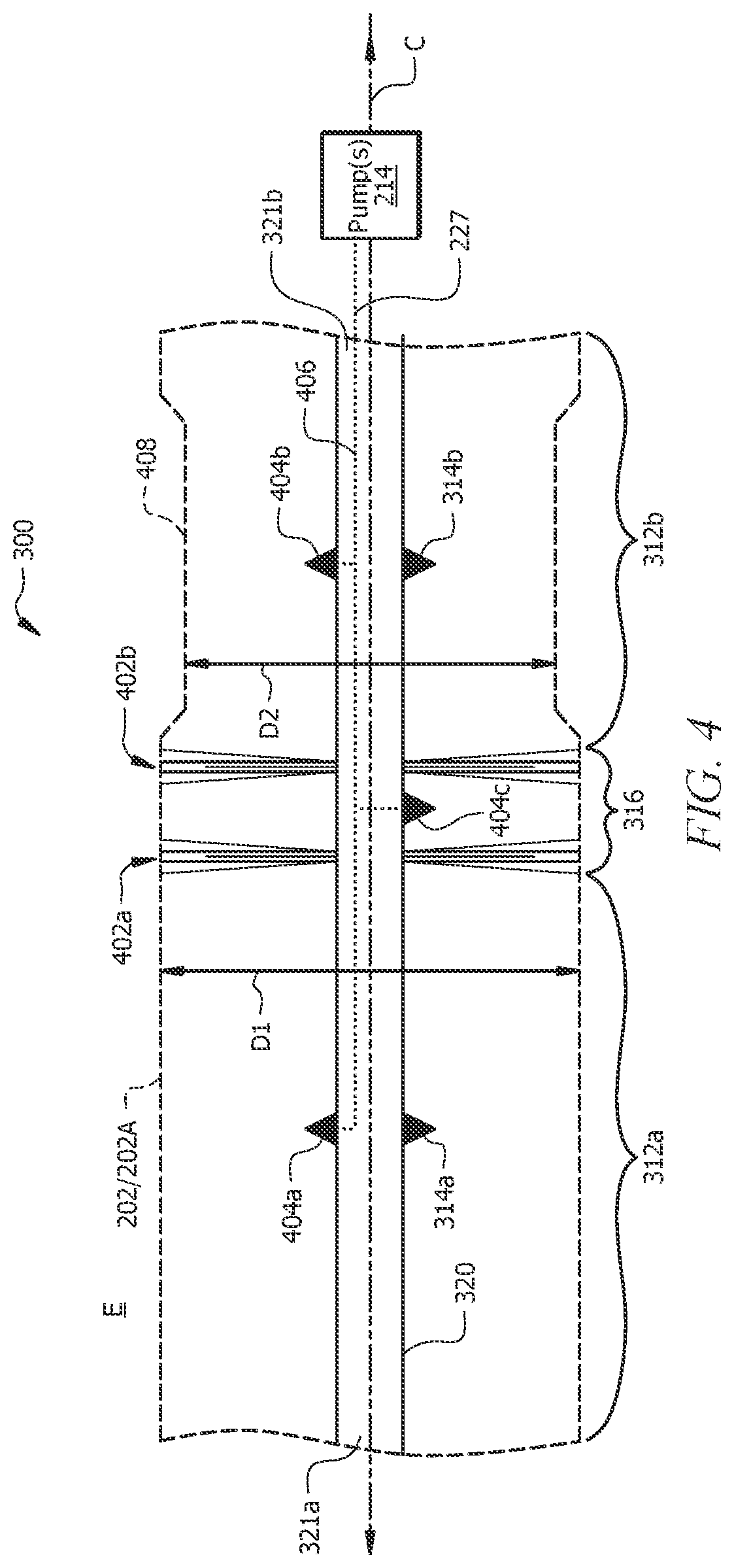 Patent US12378663 Figure 5 – Depositing coatings on and within a housing, apparatus, or tool using a coating system positioned therein
