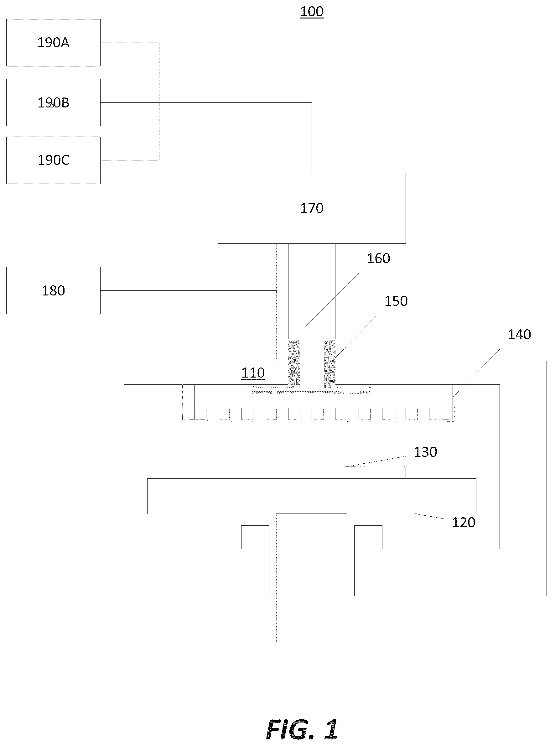 Patent US12378665 Figure 1 – High temperature coatings for a preclean and etch apparatus and related methods