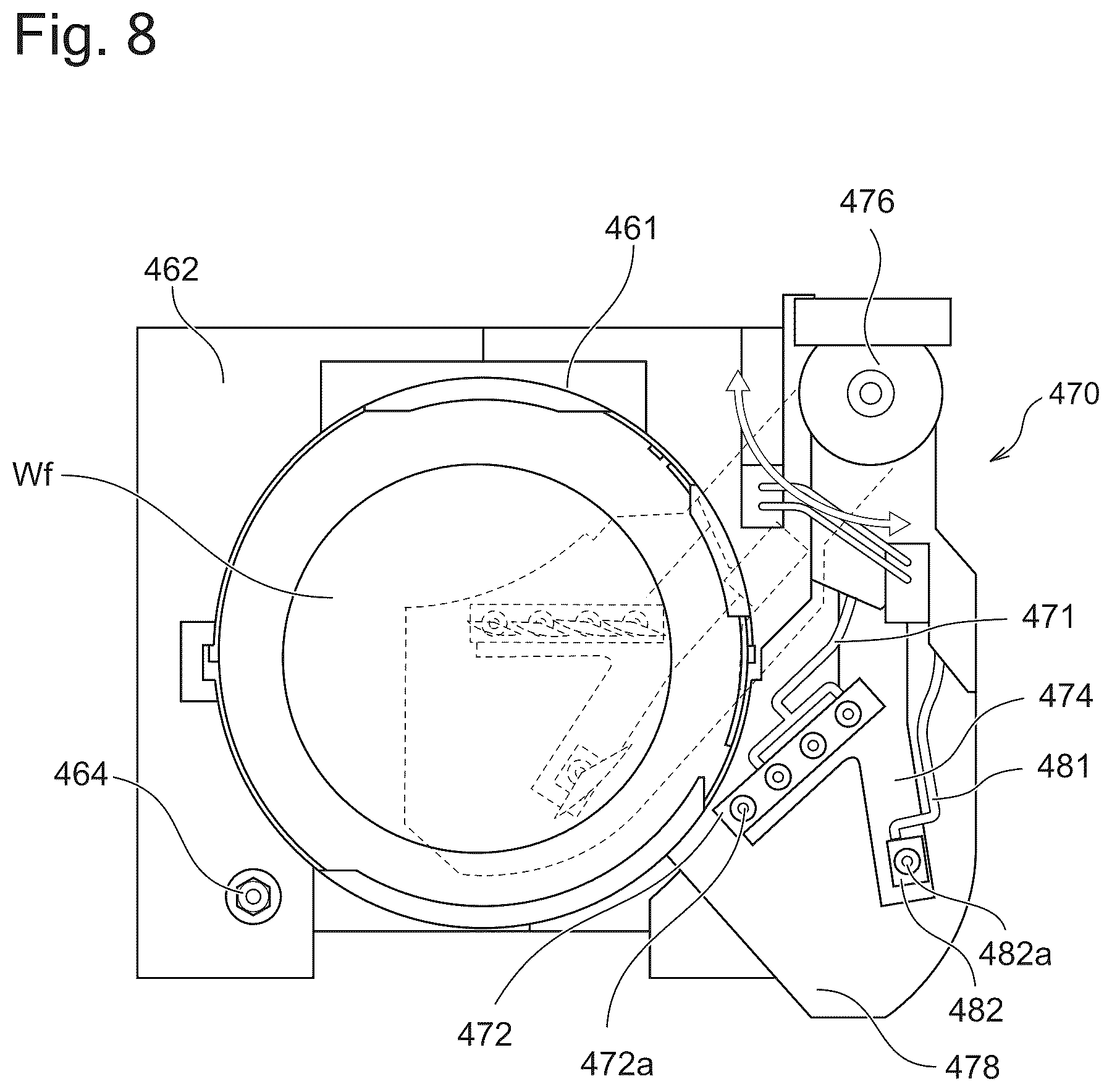 Patent US12378689 Figure 8 – Plating apparatus and contact cleaning method