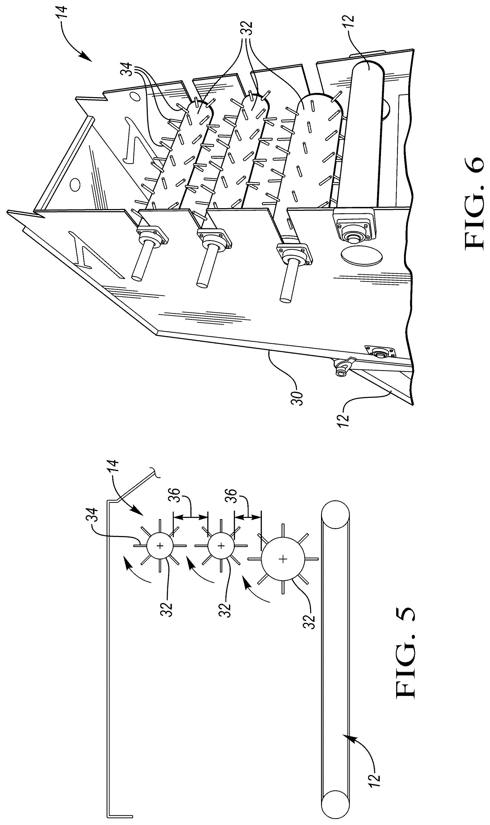 Patent US12378703 Figure 5 – Growing medium and mulch fiber opening apparatus