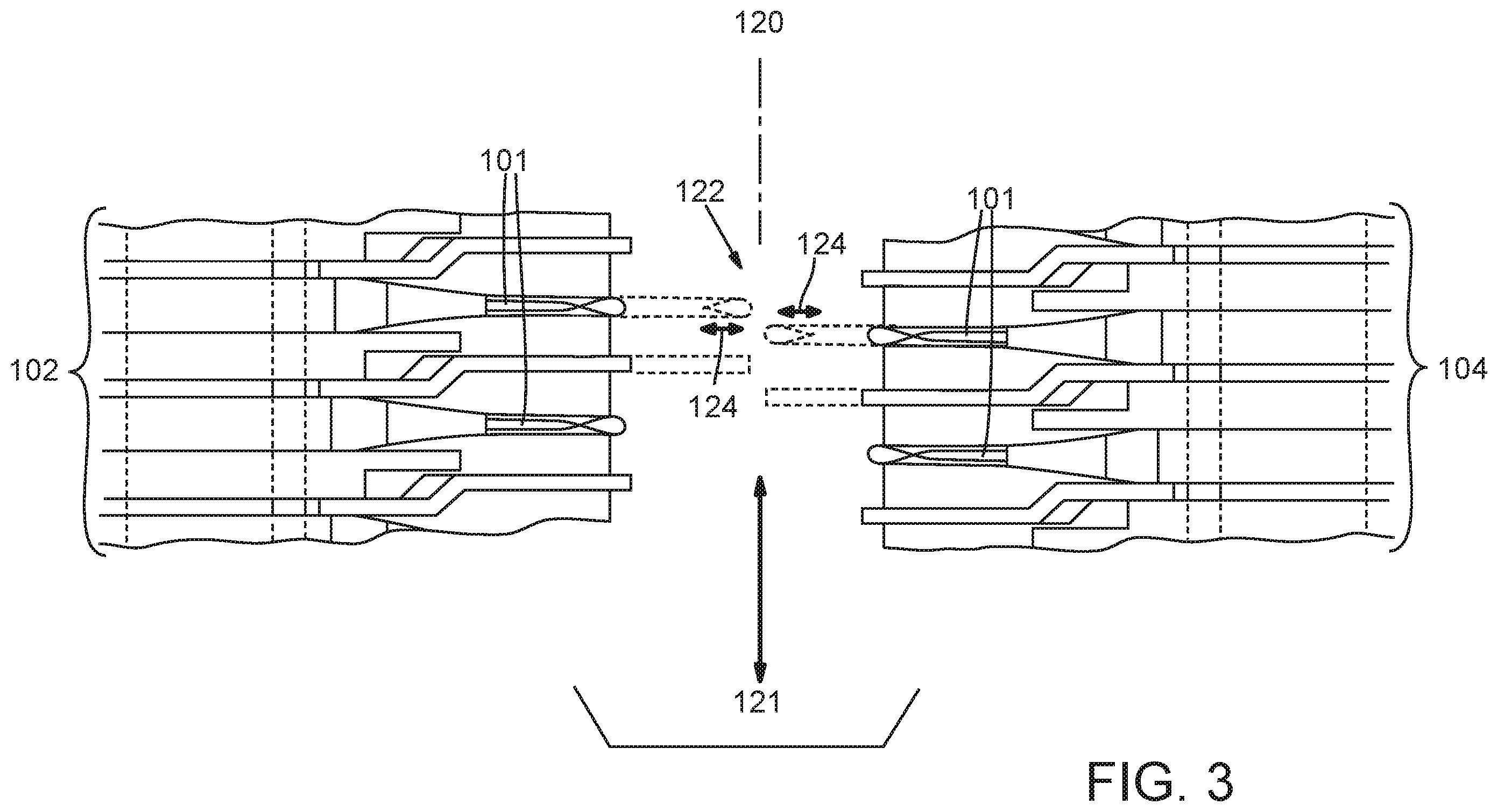 Patent US12378707 Figure 3 – Multi-layer knitted component