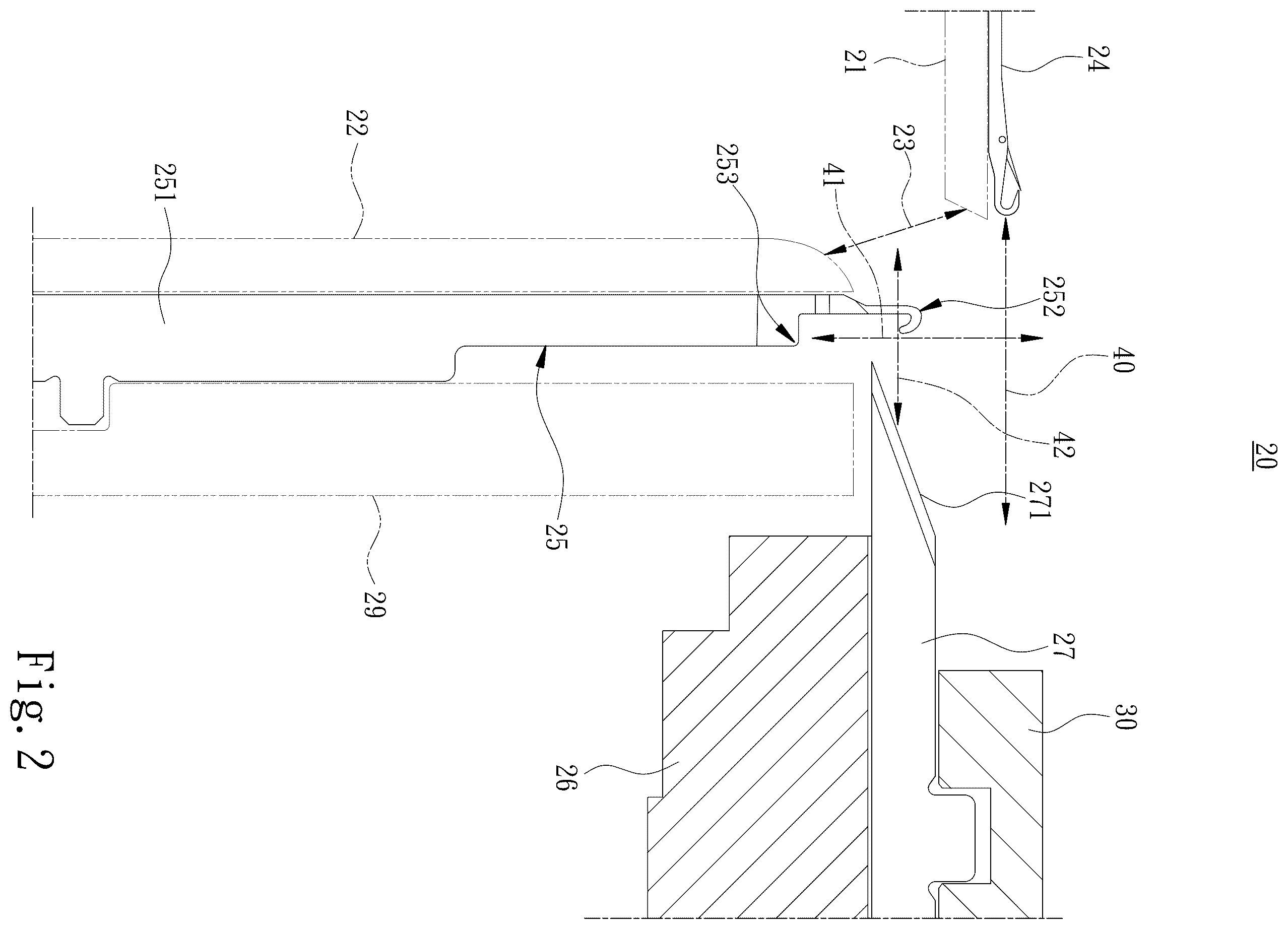 Patent US12378708 Figure 2 – Circular knitting machine for knitting pile fabric