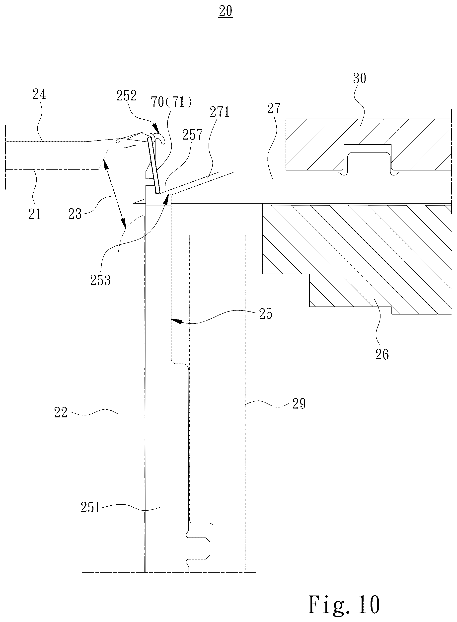 Patent US12378708 Figure 8 – Circular knitting machine for knitting pile fabric
