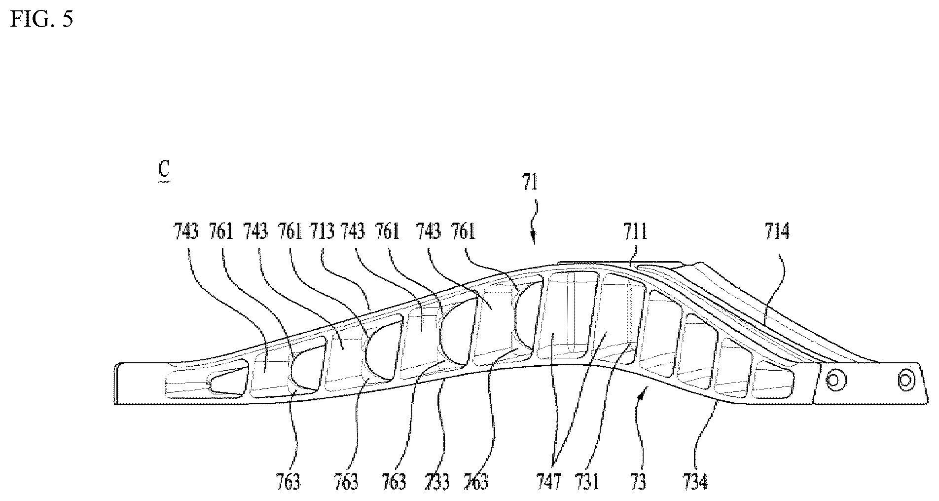 Patent US12378712 Figure 5 – Apparatus for treating laundry
