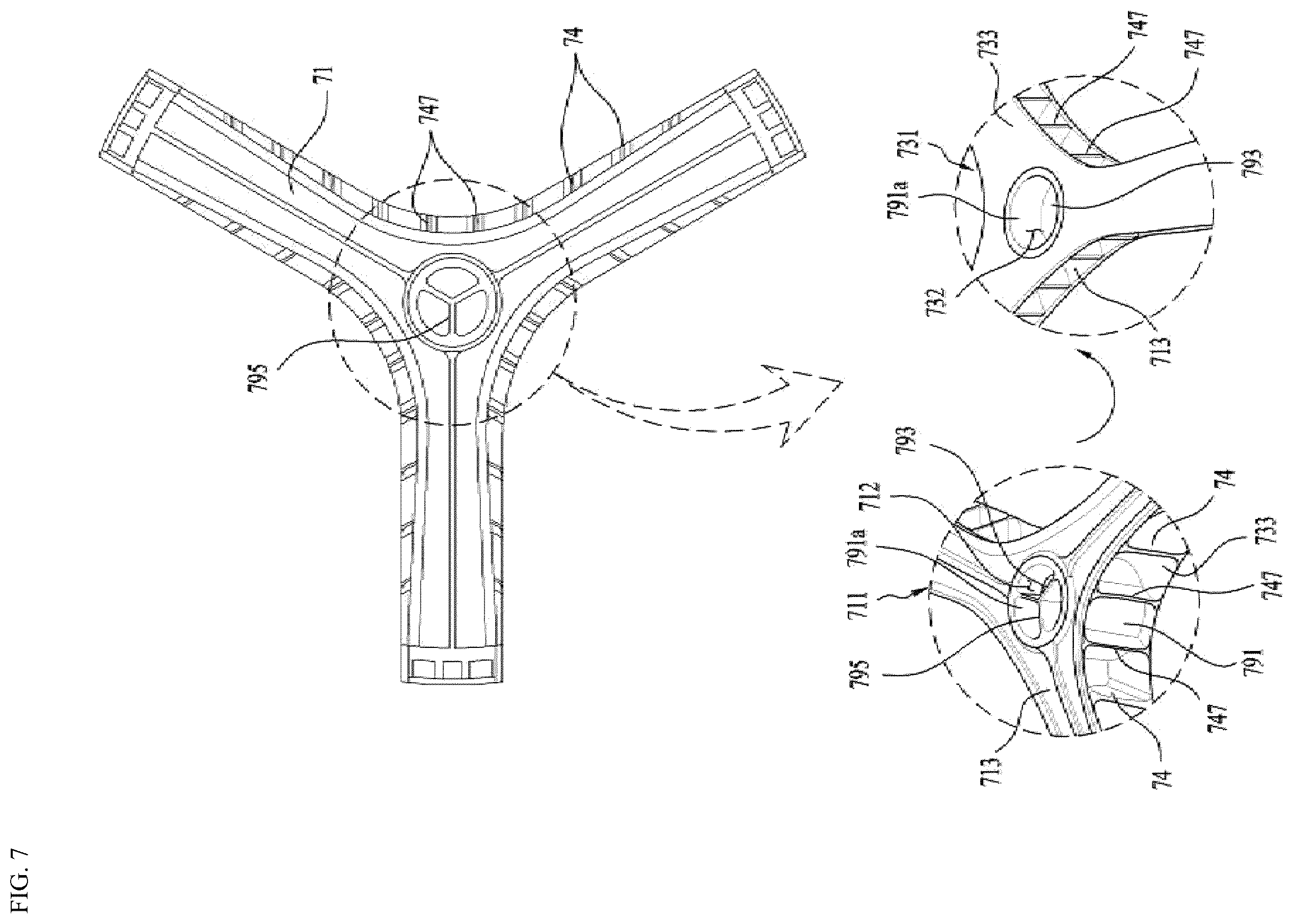 Patent US12378712 Figure 7 – Apparatus for treating laundry