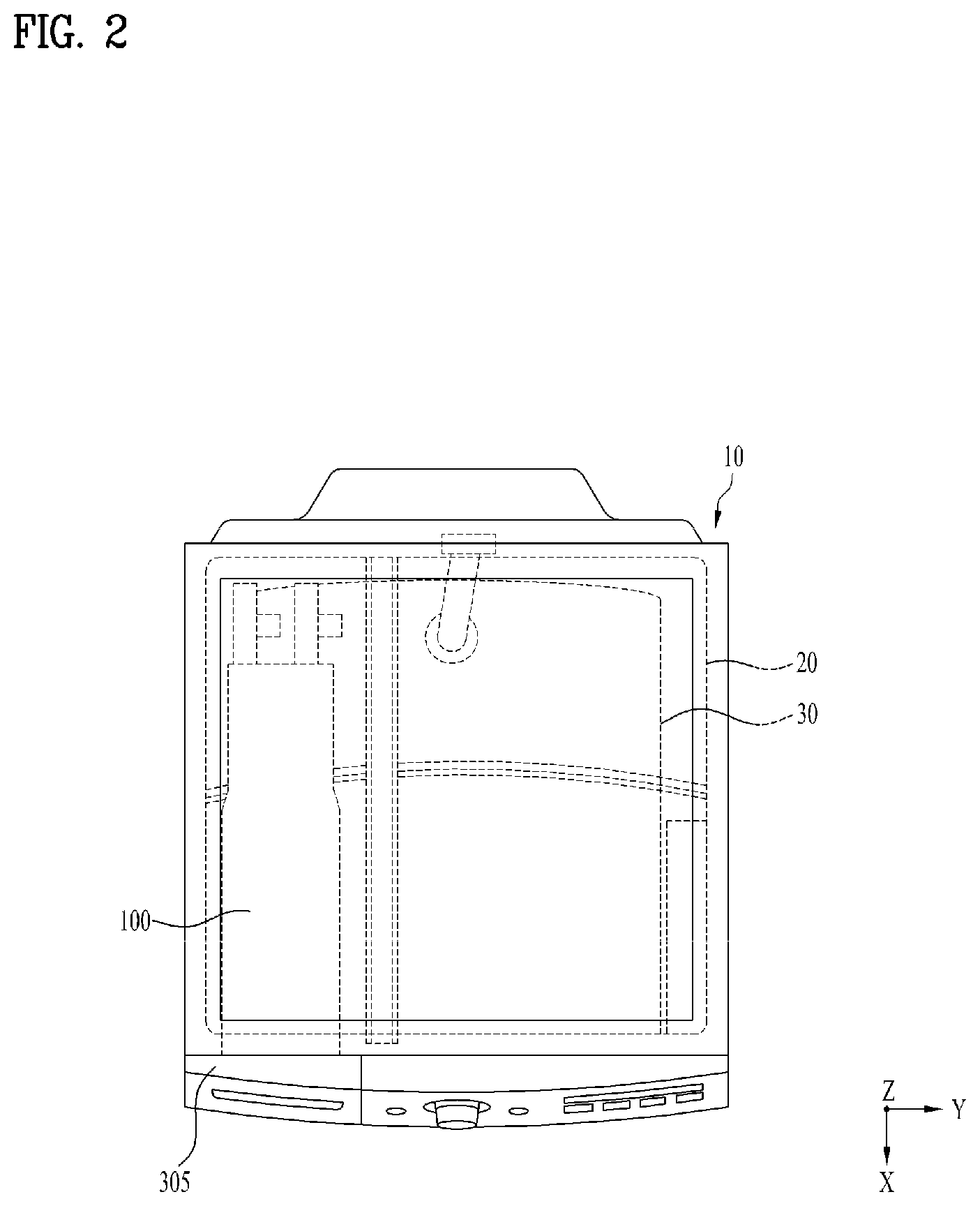Patent US12378713 Figure 2 – Laundry treating apparatus