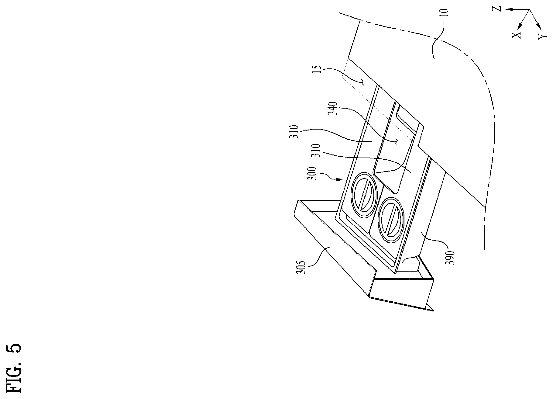 Patent US12378713 Figure 5 – Laundry treating apparatus
