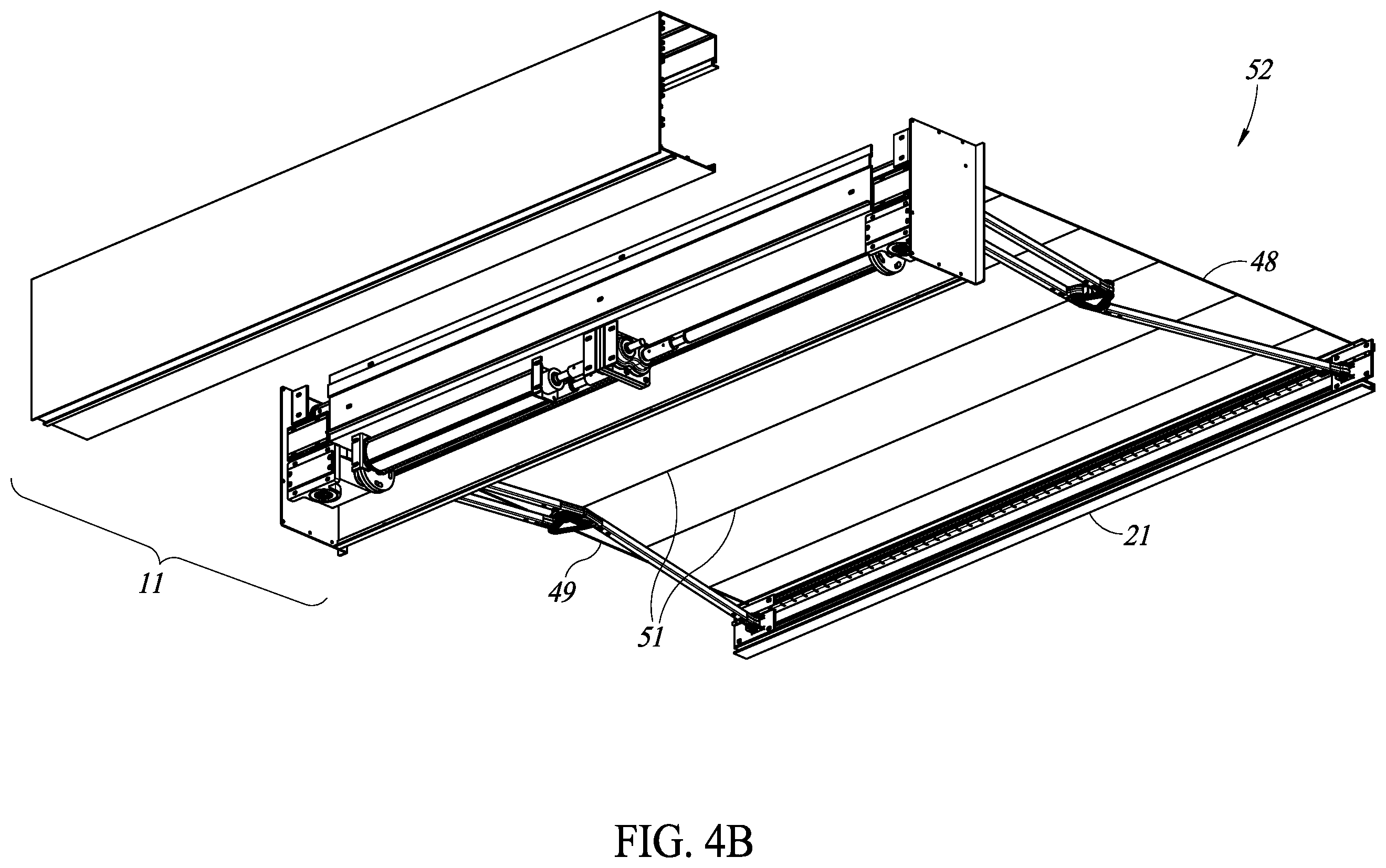 Patent US12378714 Figure 6 – Wall mounted motorized clothes hanging devices