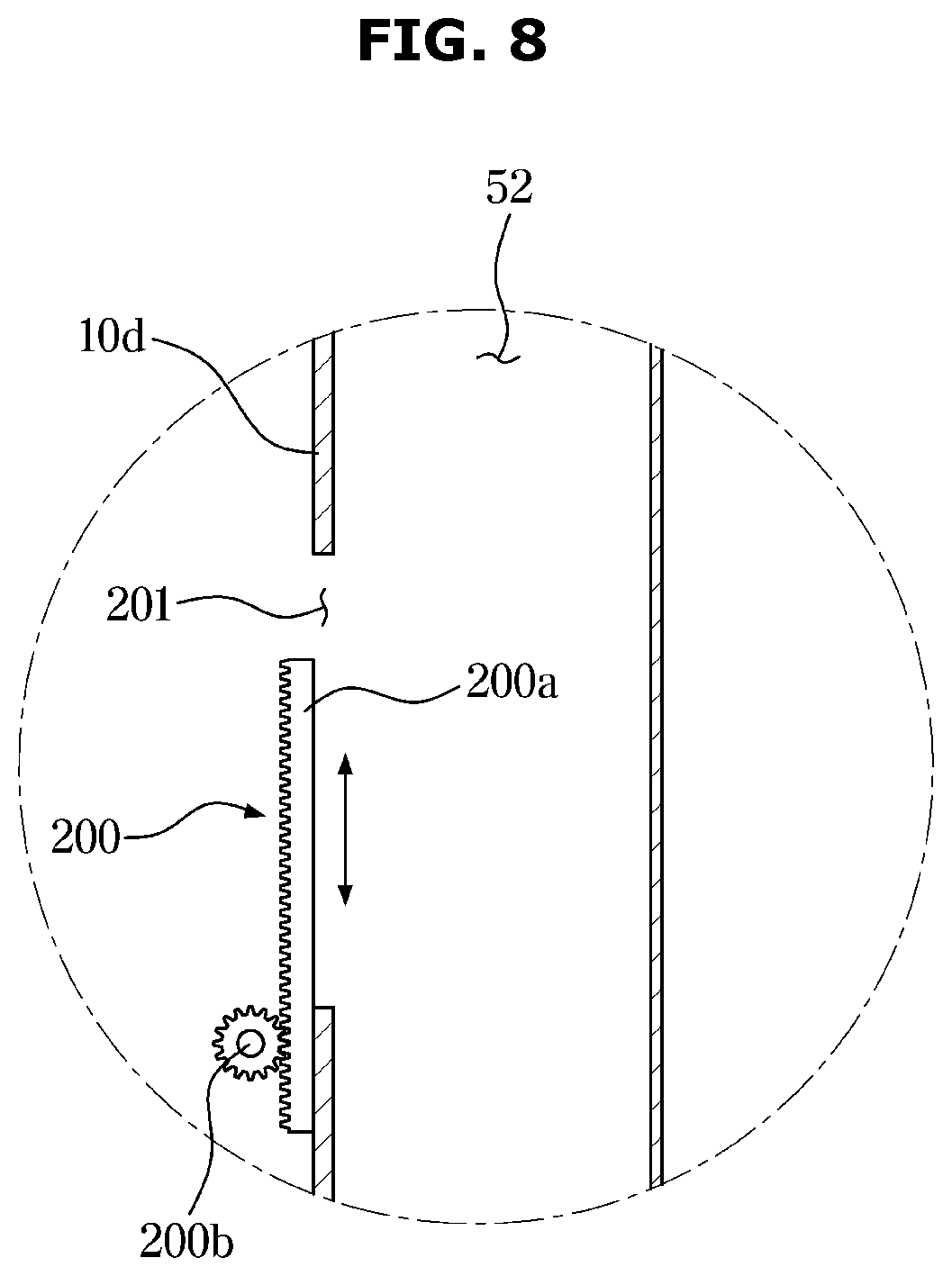 Patent US12378718 Figure 8 – Clothes care apparatus