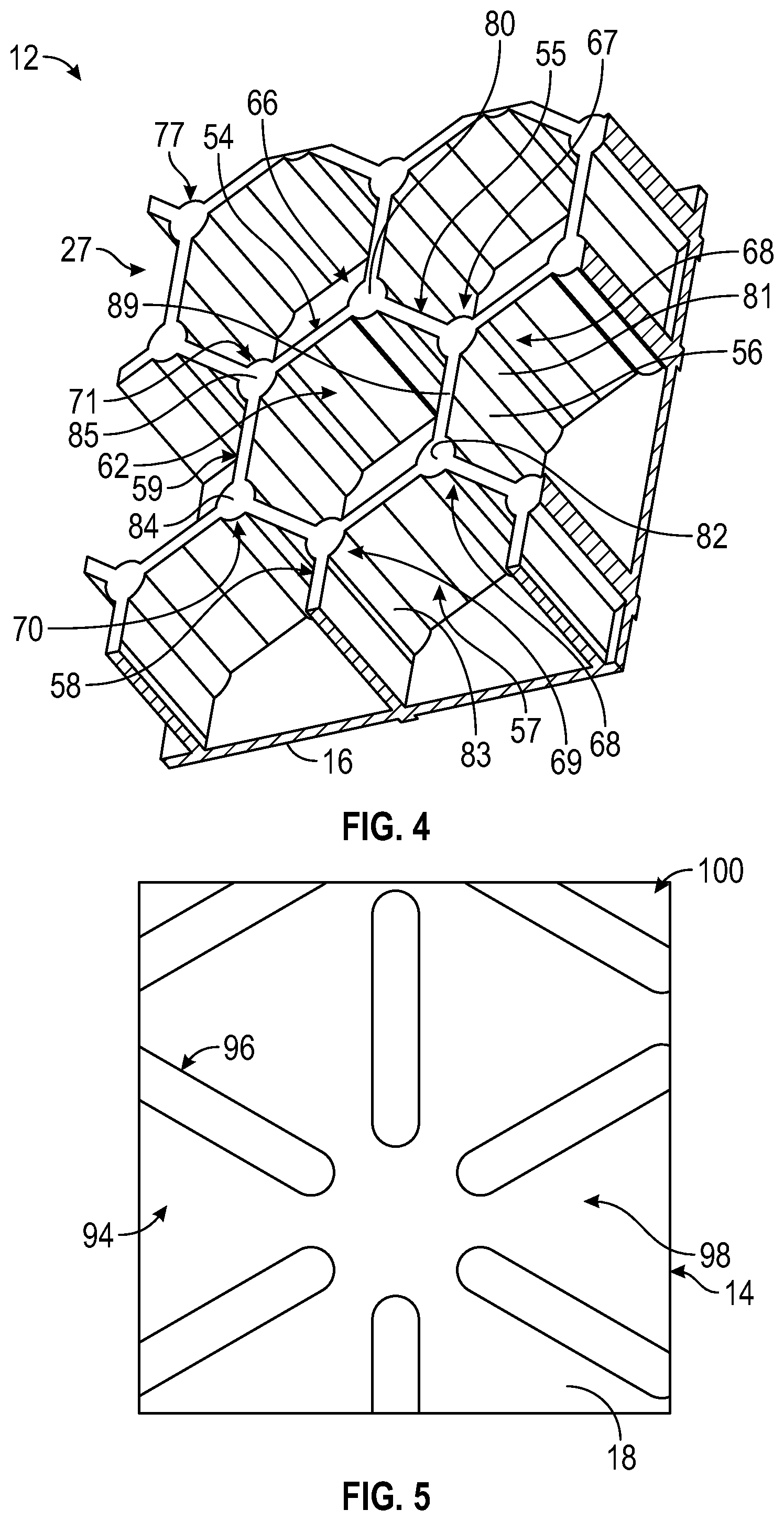 Patent US12378731 Figure 3 – Overlapping modular mat system including mat components having fortifying members