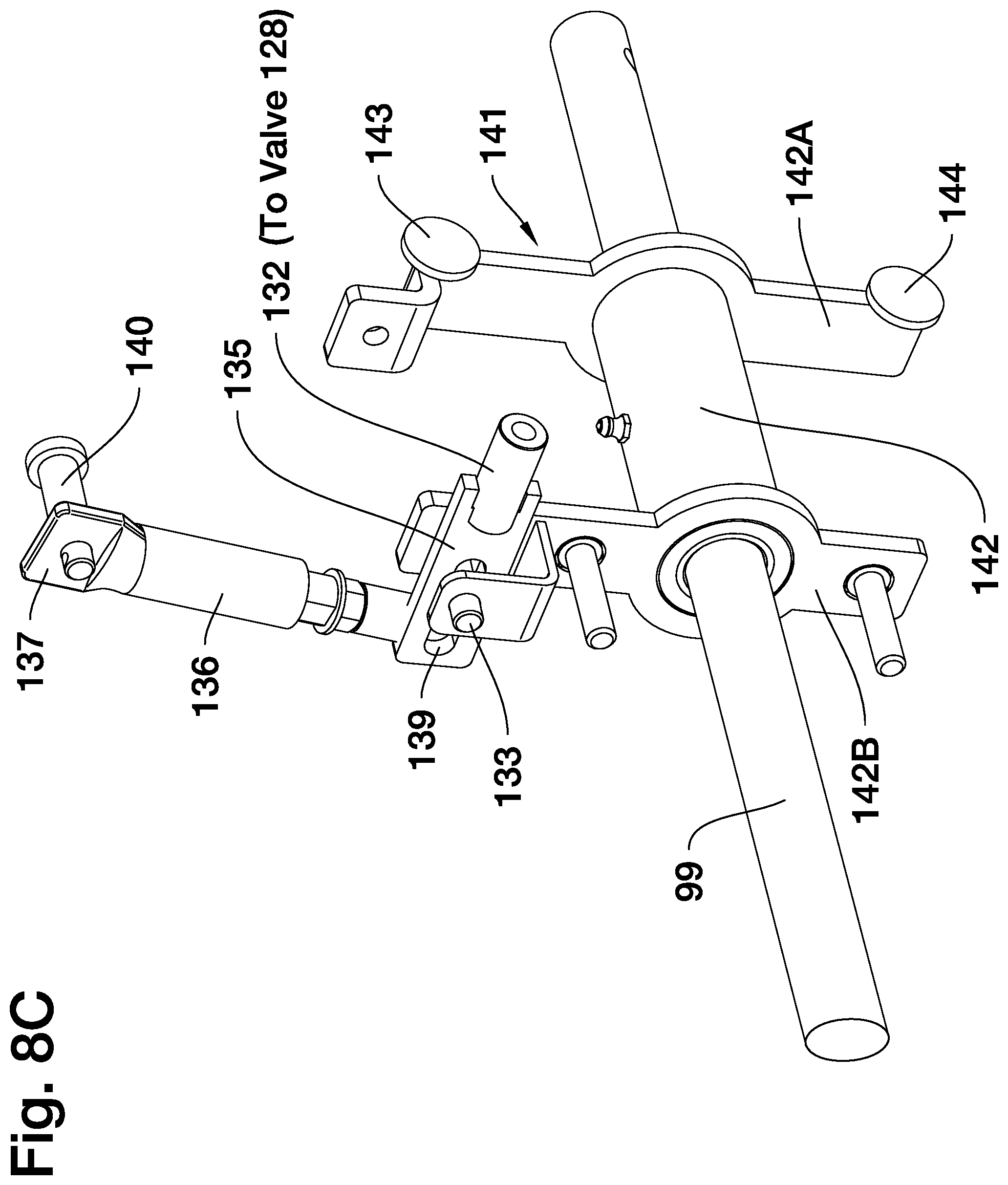 Patent US12378733 Figure 12 – Bridge deck paver with enhanced hydraulic shifting