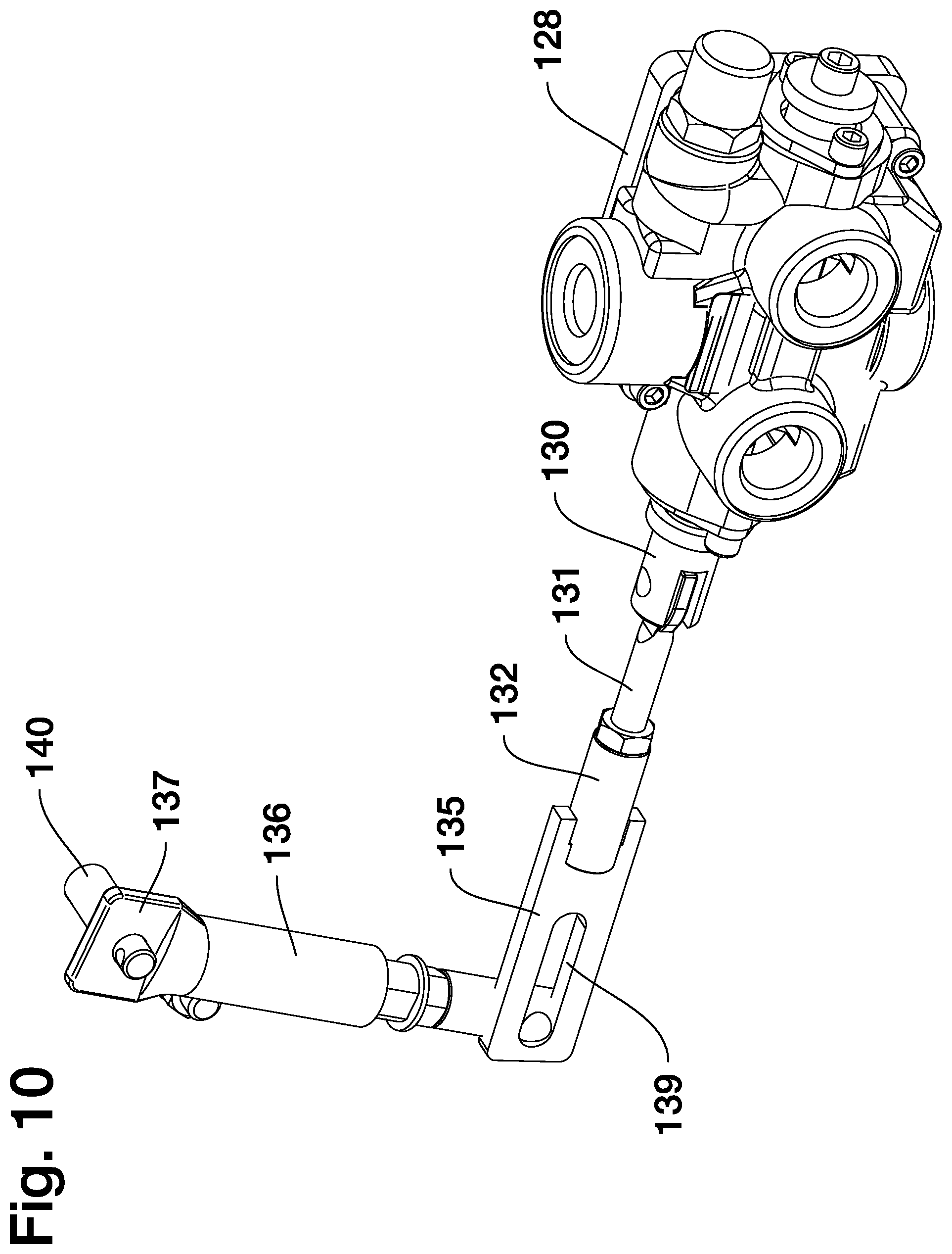 Patent US12378733 Figure 14 – Bridge deck paver with enhanced hydraulic shifting
