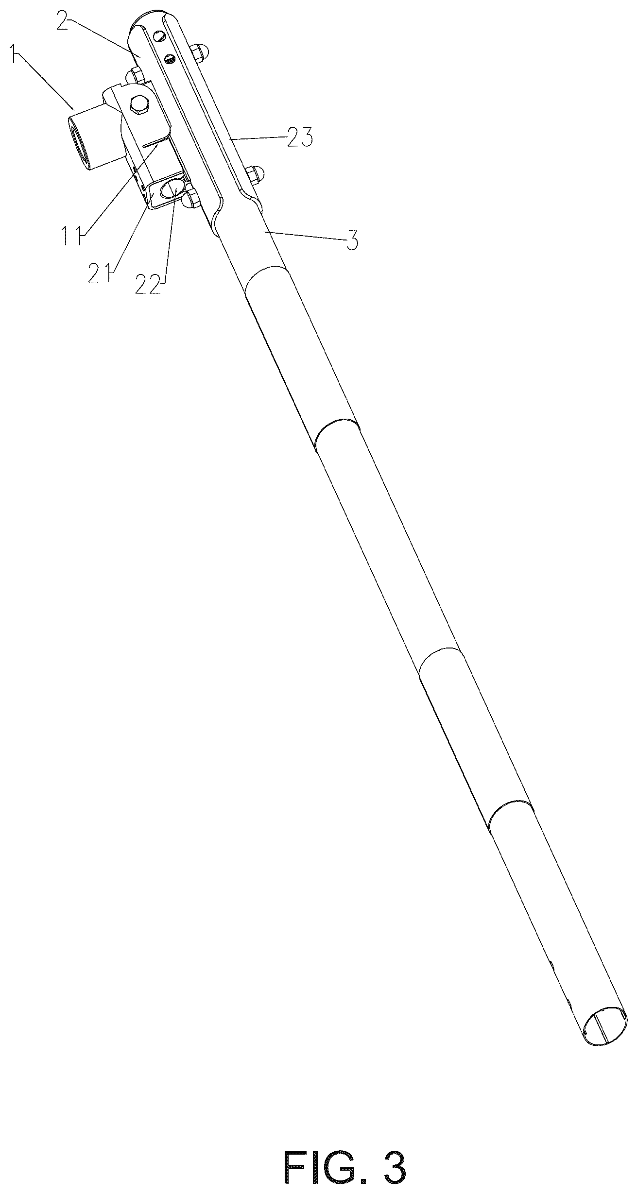 Patent US12378738 Figure 3 – Anti-collision barrier gate arm
