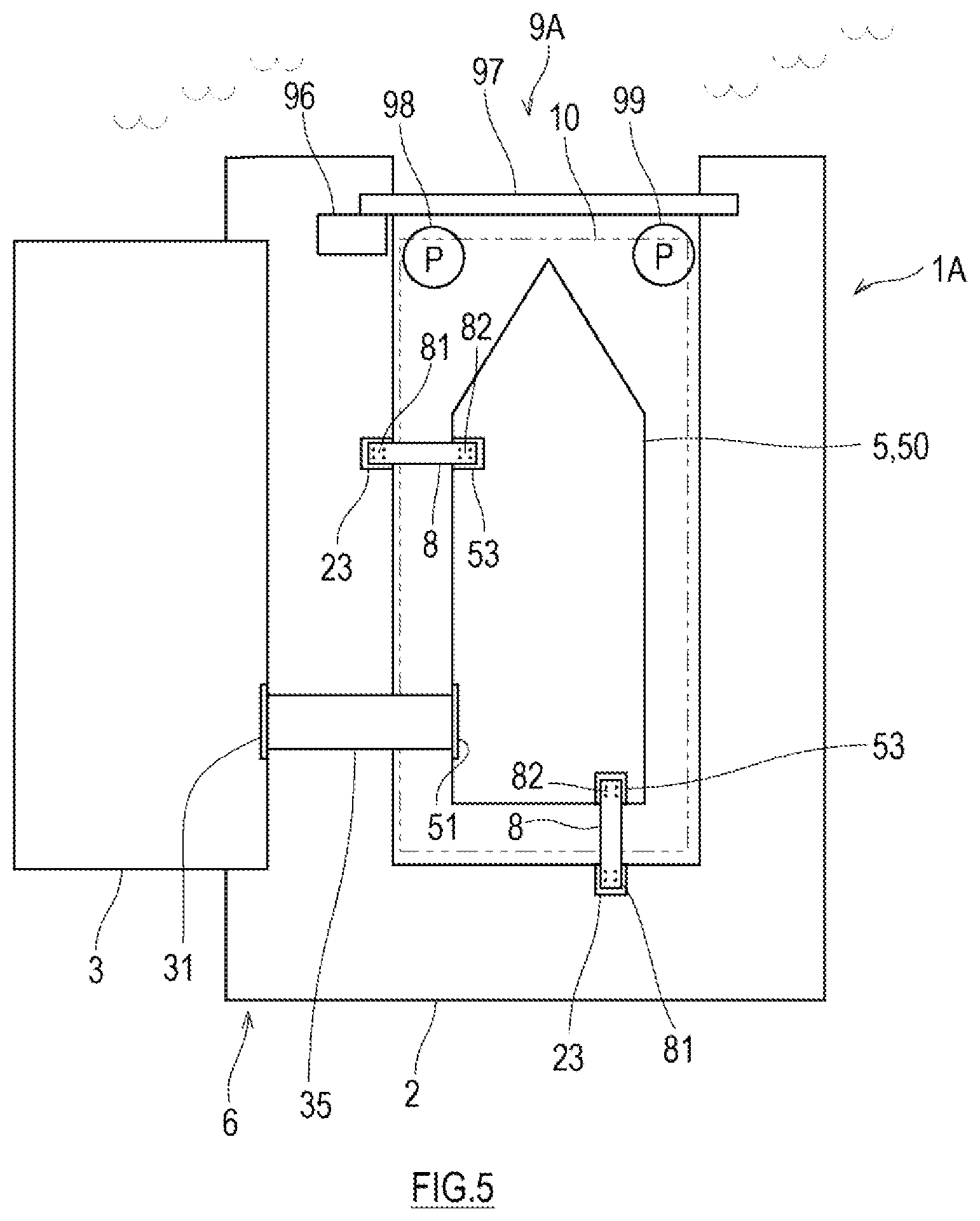 Patent US12378740 Figure 4 – Berth for multi-purpose disaster response ship and harbor structure