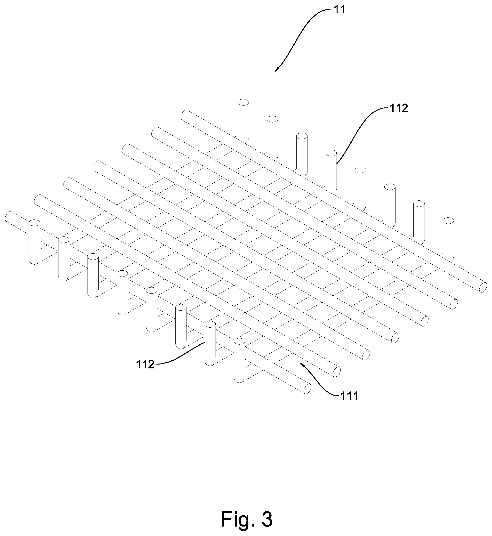 Patent US12378743 Figure 3 – Multi-piece pre-assembled raft foundation and construction method thereof