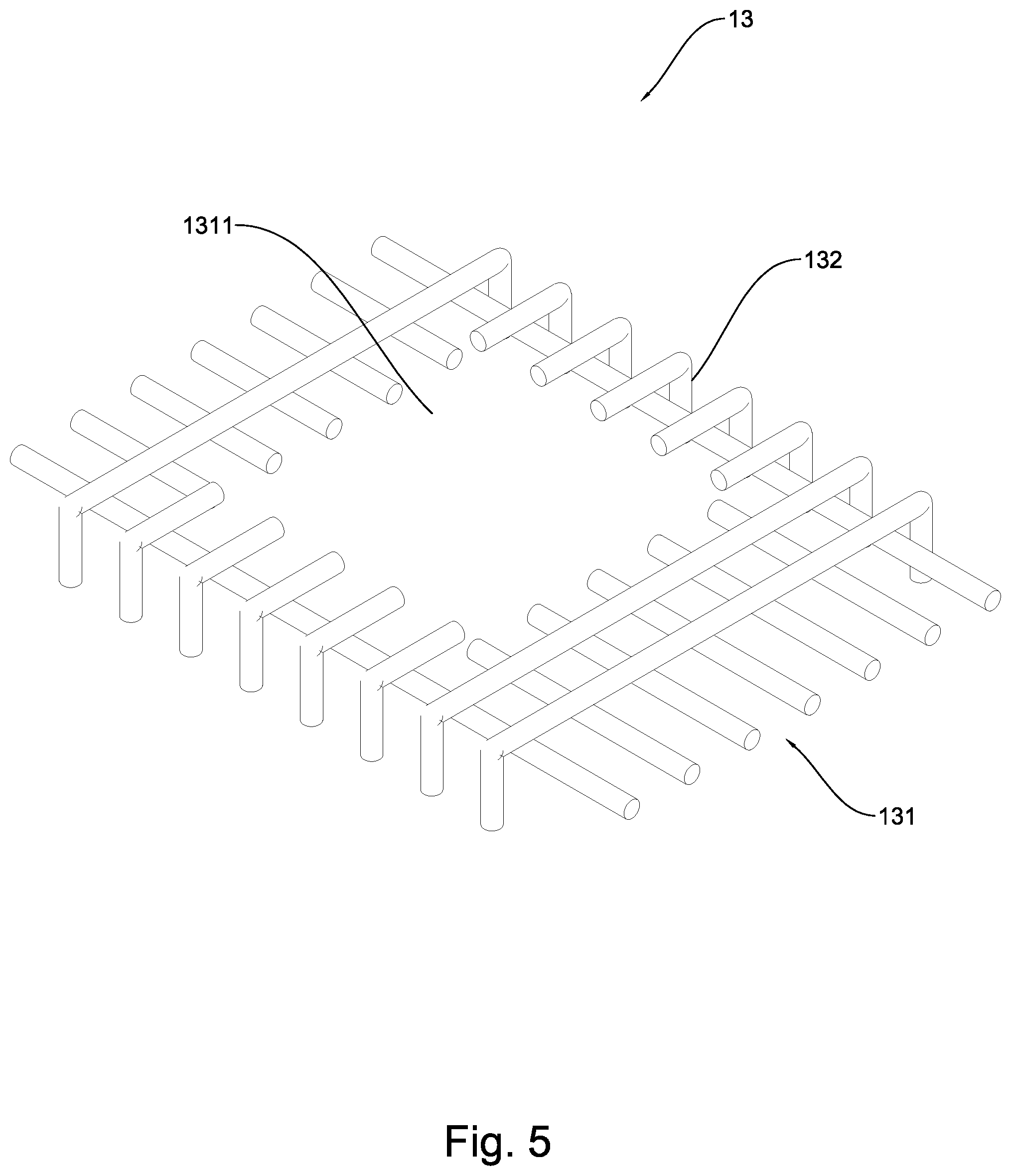 Patent US12378743 Figure 5 – Multi-piece pre-assembled raft foundation and construction method thereof