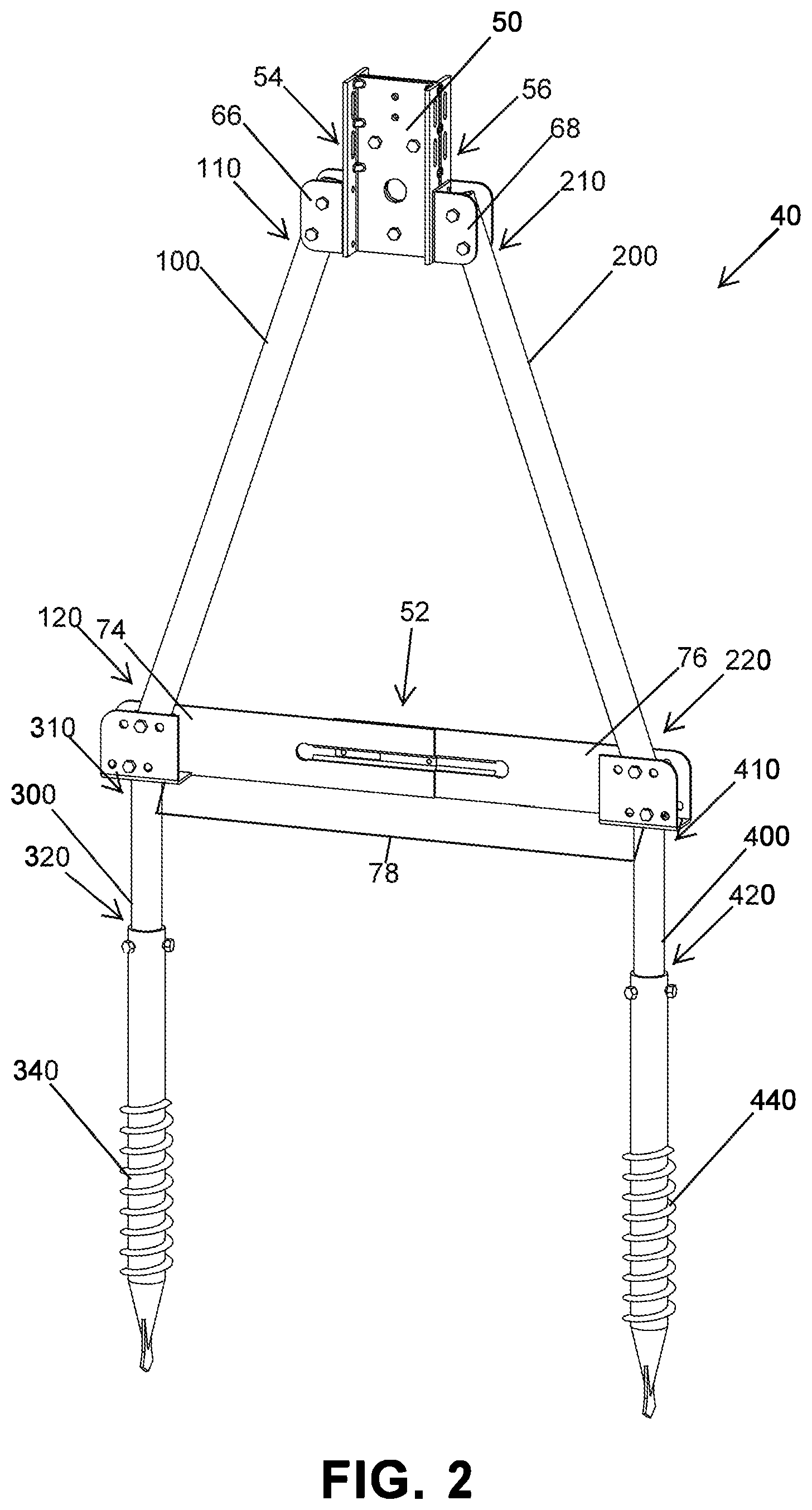Patent US12378744 Figure 2 – Solar tracker interface and method
