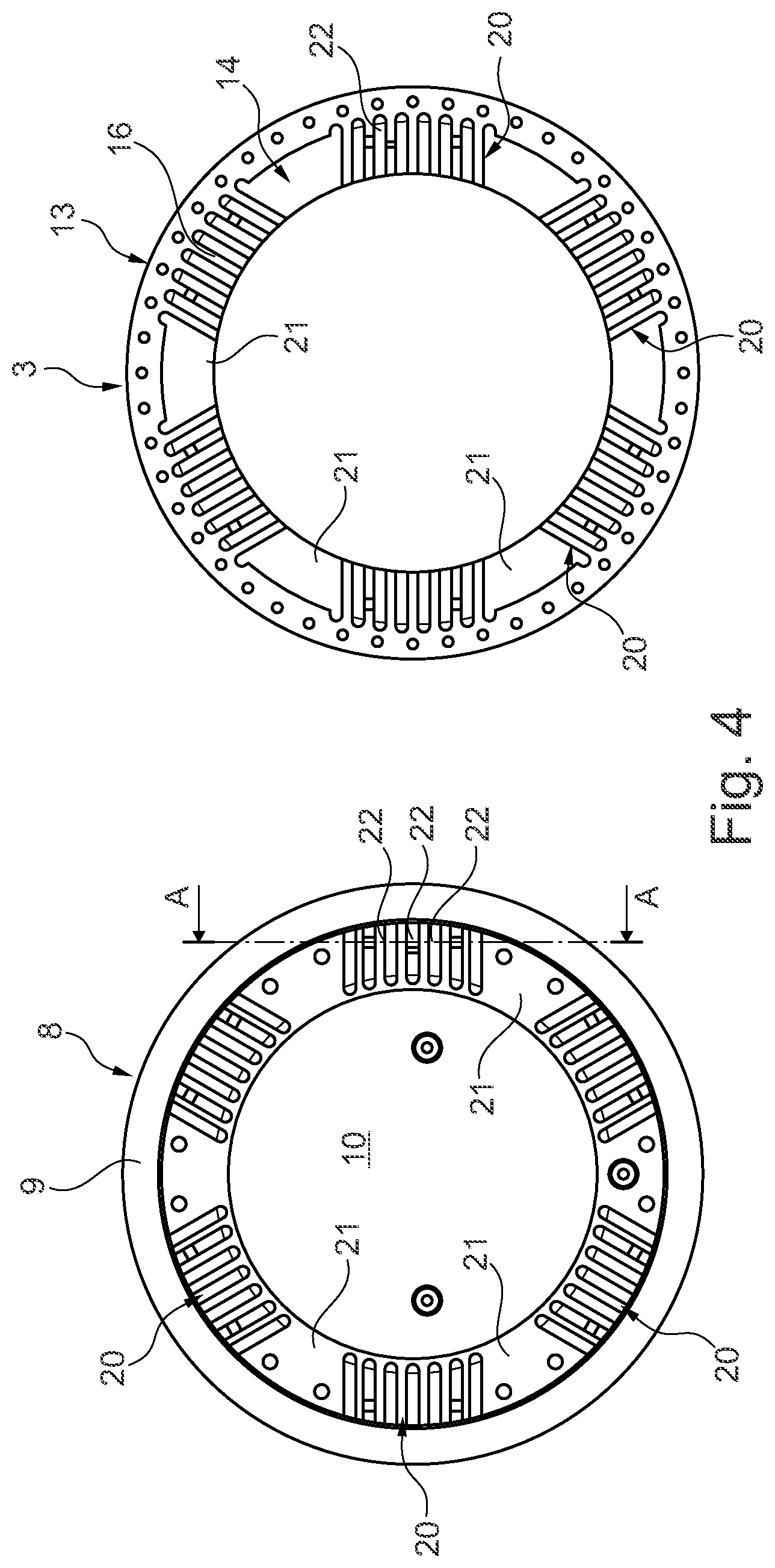 Patent US12378746 Figure 4 – Cutting wheel assembly for a slurry wall cutter