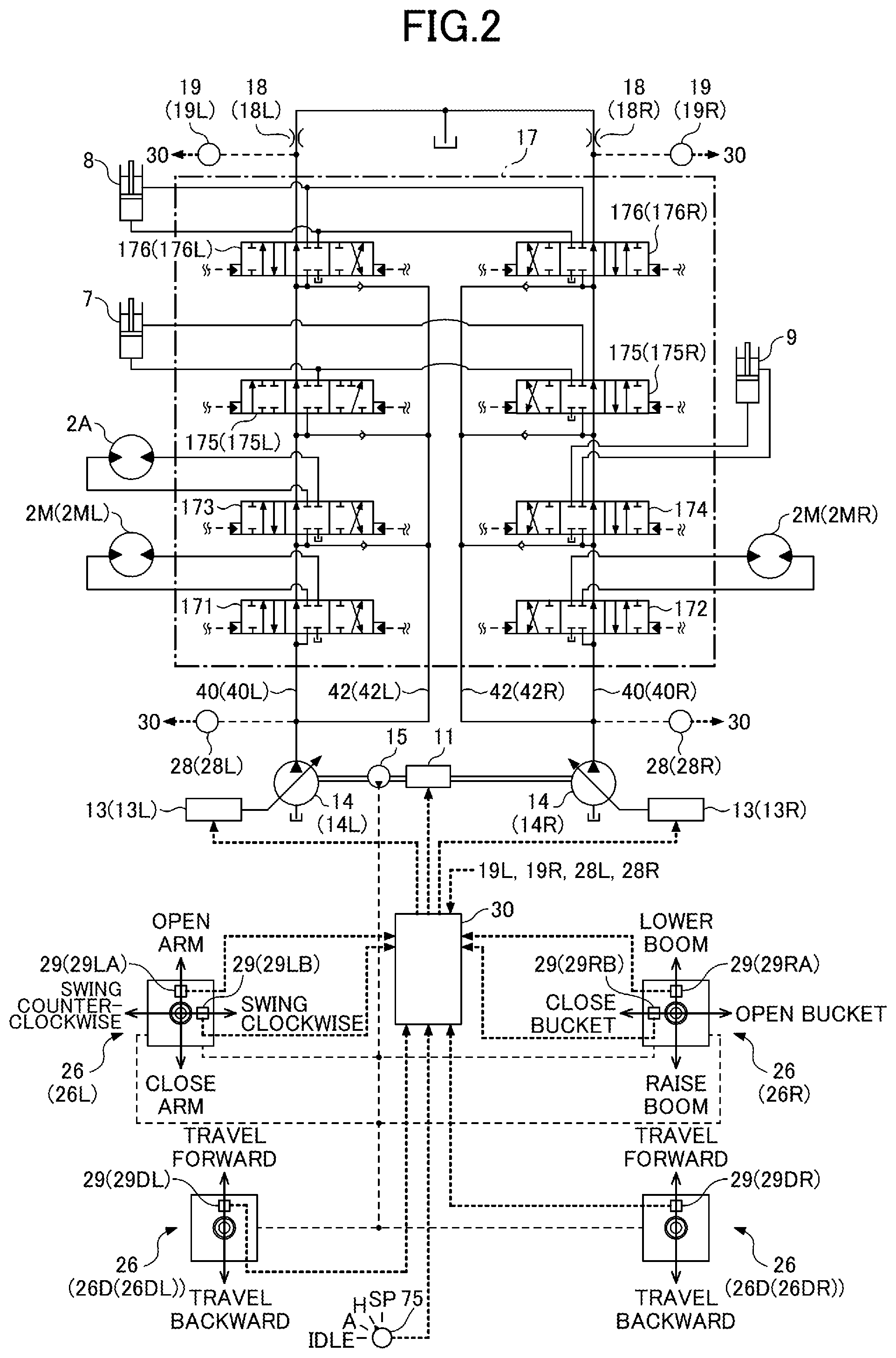 Patent US12378751 Figure 2 – Shovel