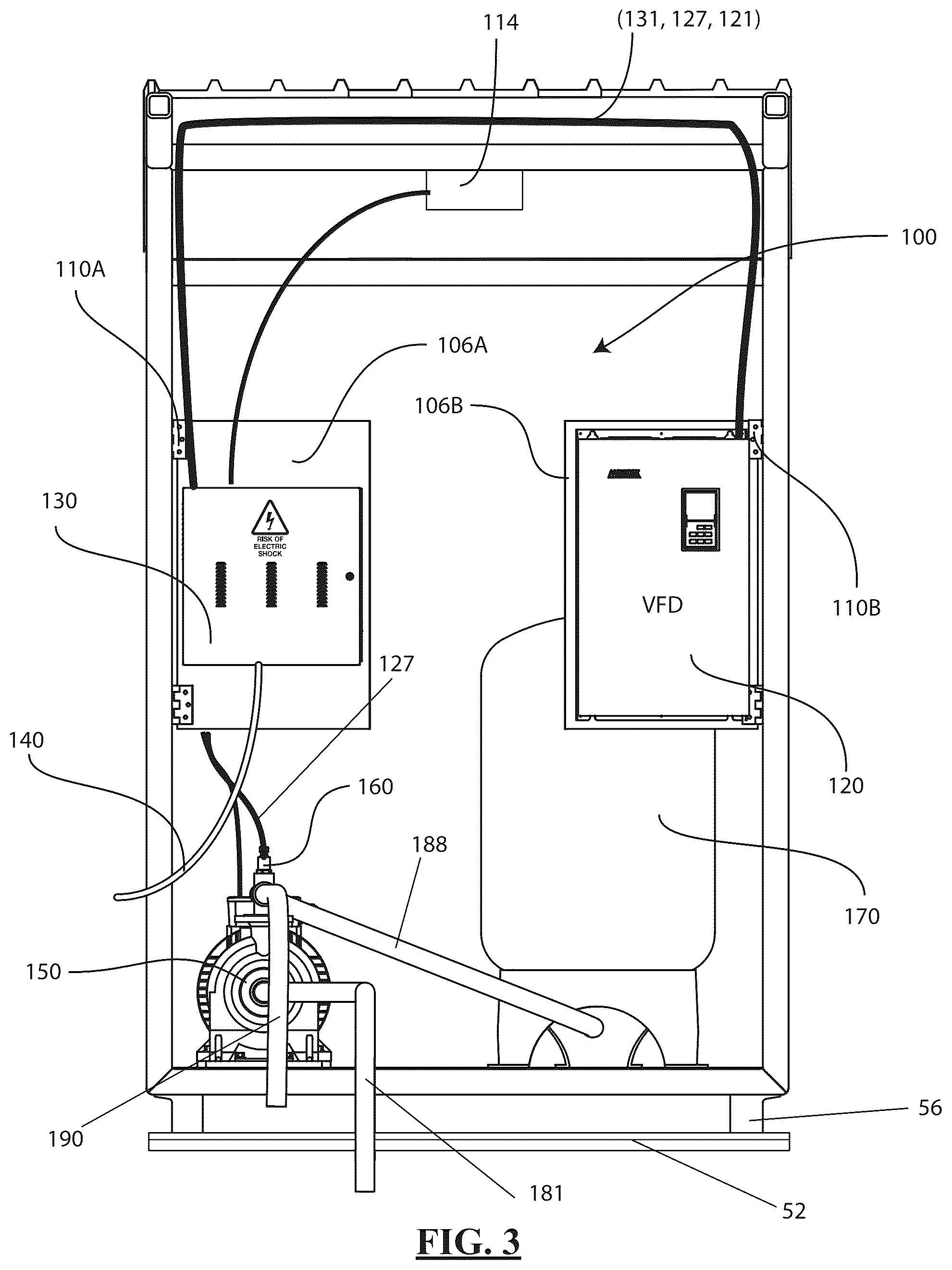 Patent US12378753 Figure 3 – Well pump housing and transportation system