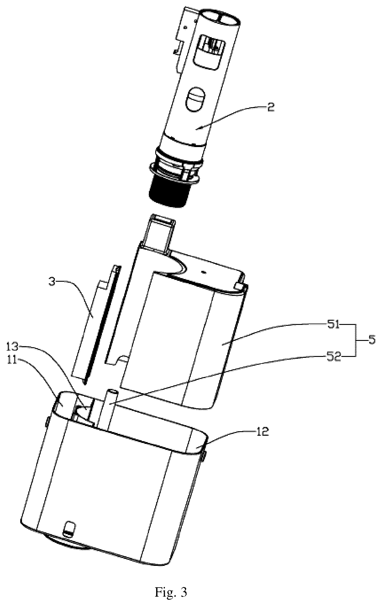 Patent US12378755 Figure 3 – Water tank drainage volume control structure, and toilet
