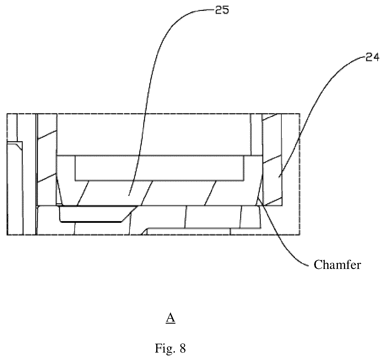 Patent US12378755 Figure 7 – Water tank drainage volume control structure, and toilet