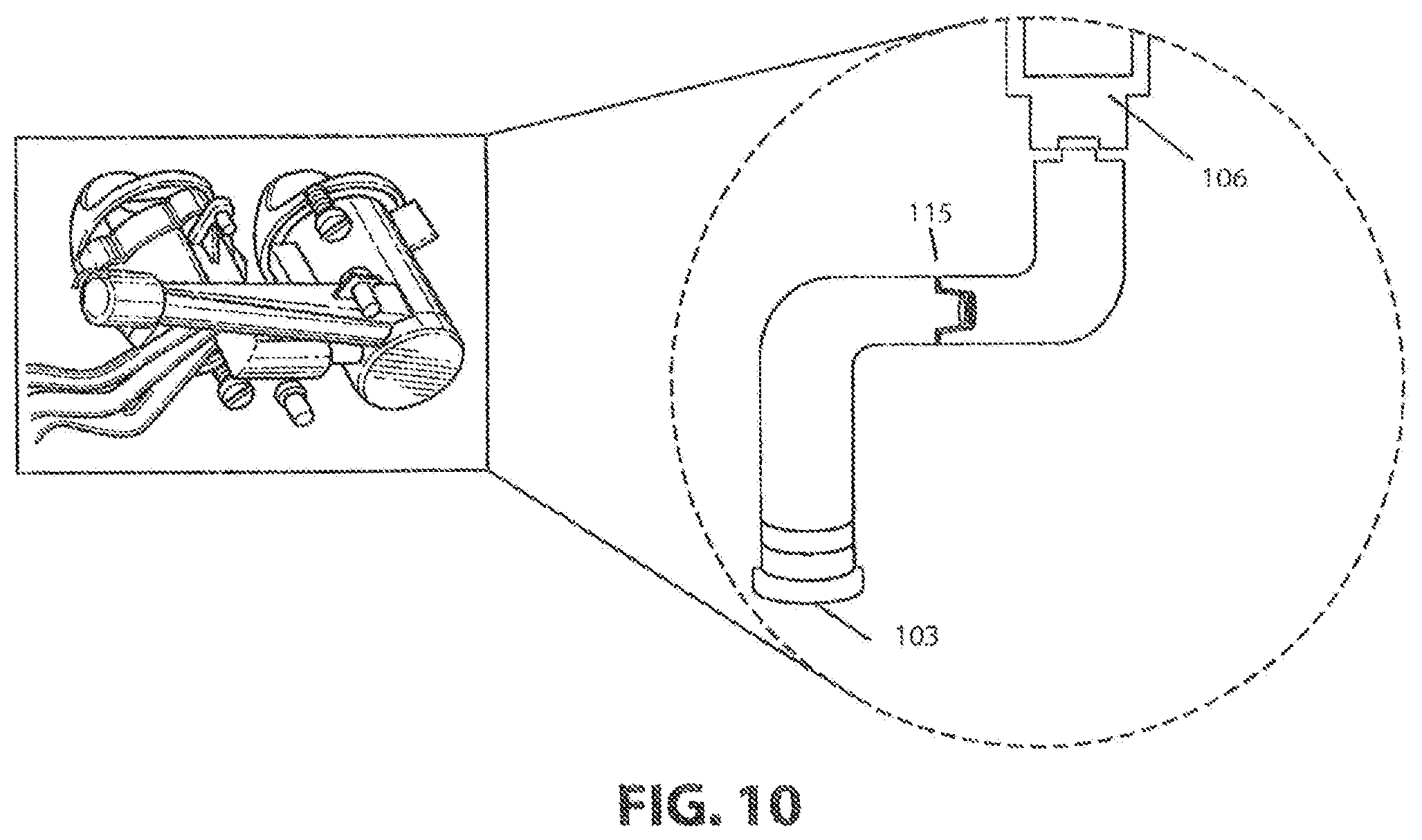 Patent US12378756 Figure 9 – Bidet washing apparatus with disinfectant wash feature