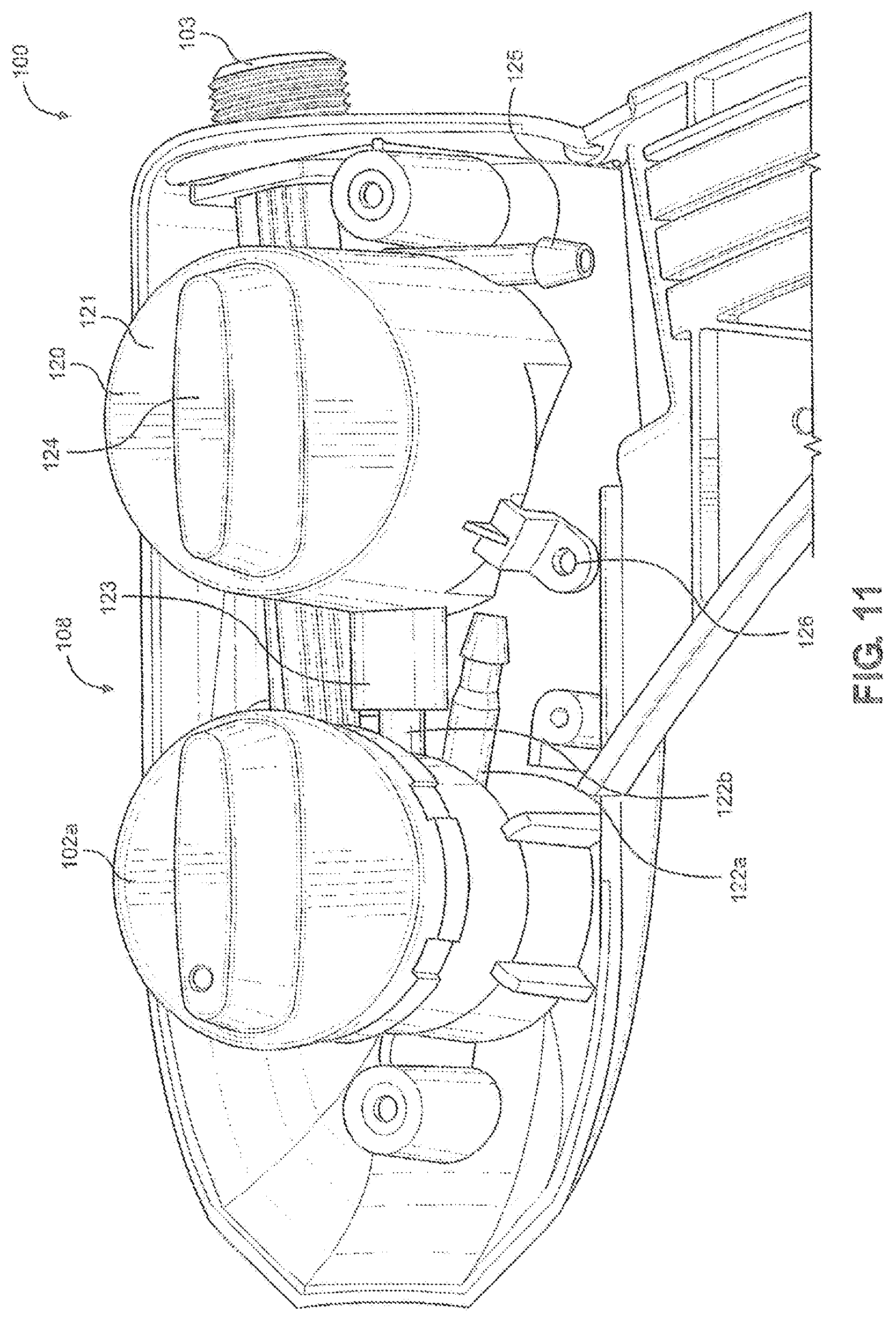 Patent US12378756 Figure 10 – Bidet washing apparatus with disinfectant wash feature