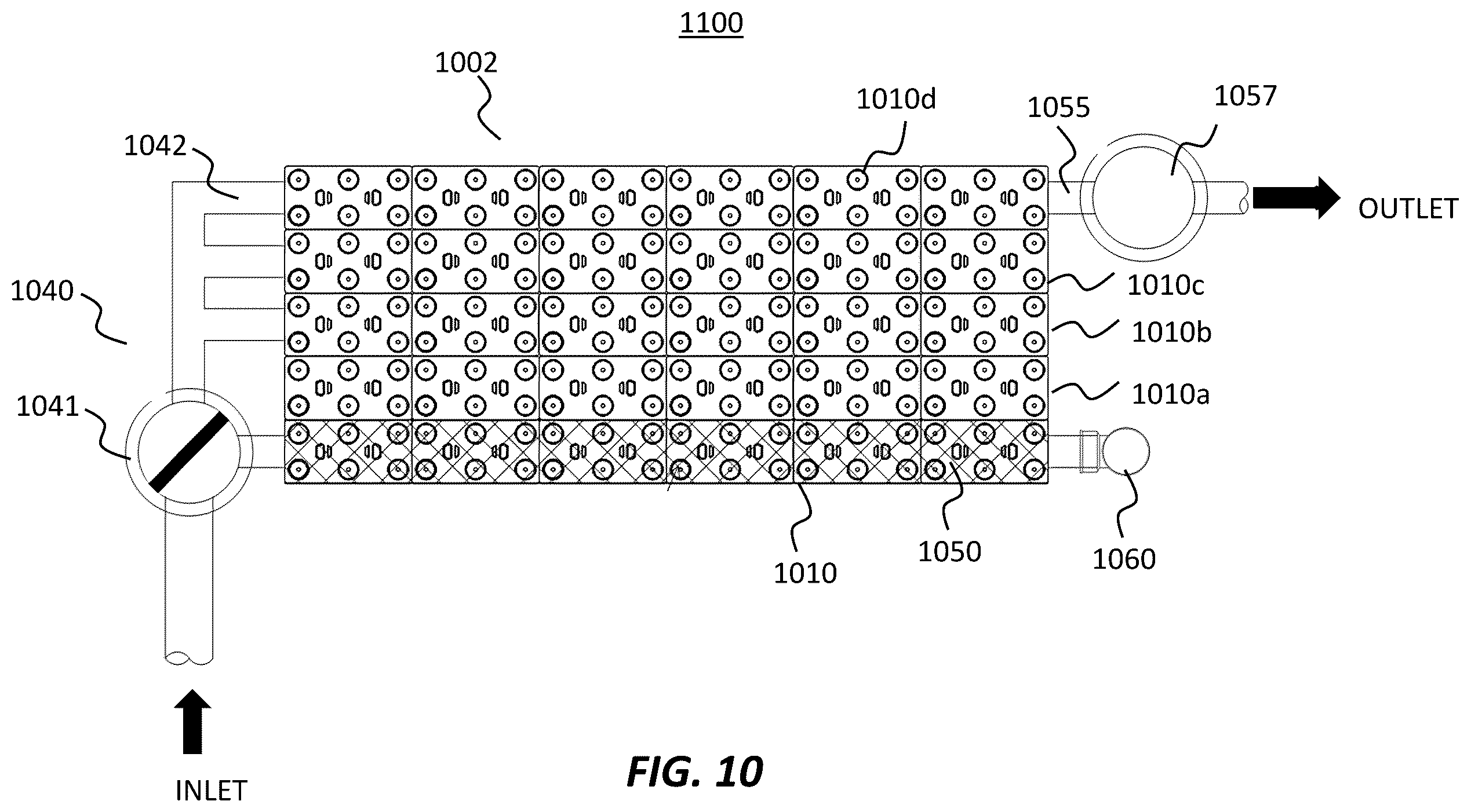 Patent US12378757 Figure 12 – Systems, apparatus, and methods for isolating flow in a stormwater management crate array