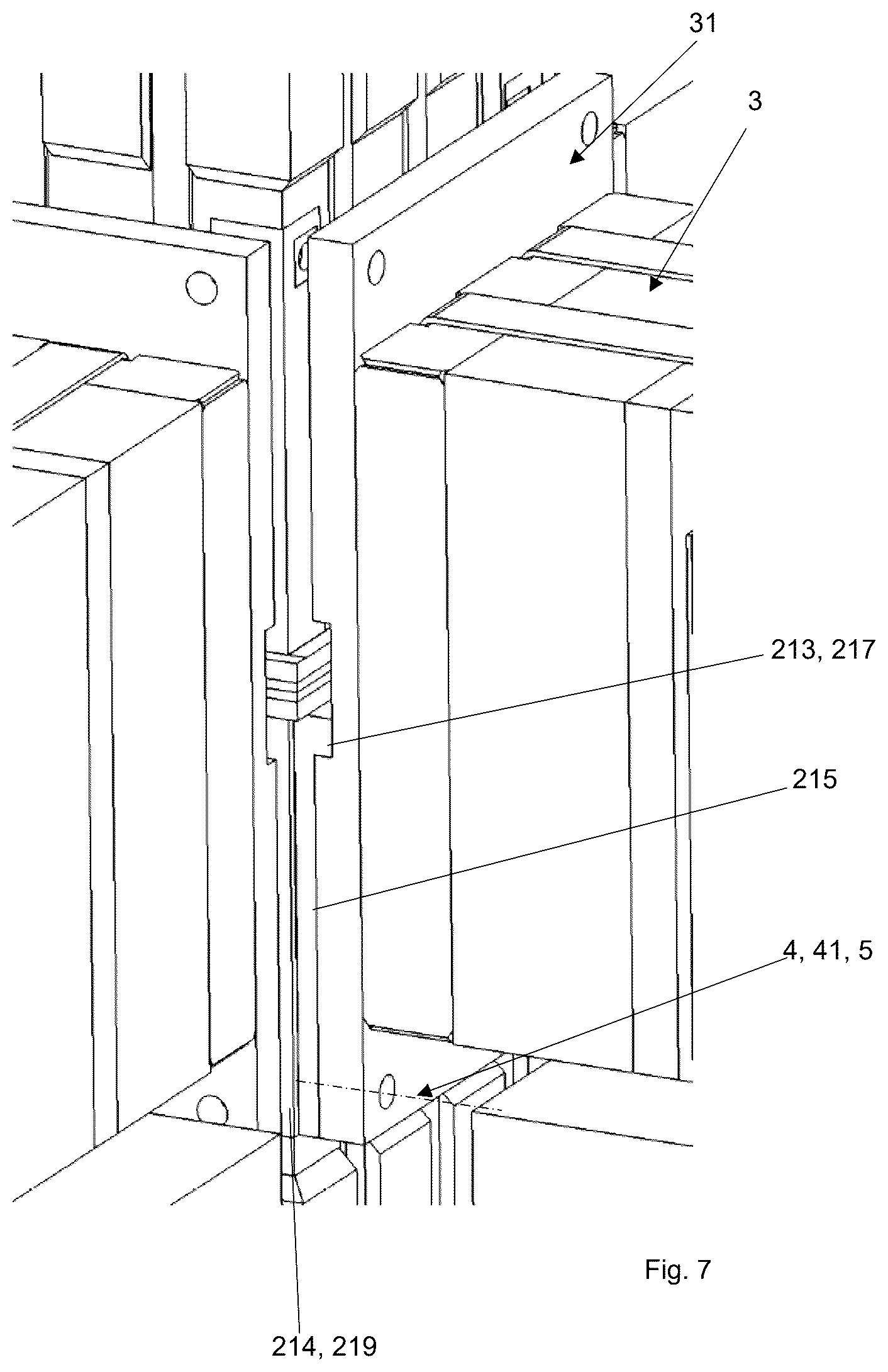 Patent US12378760 Figure 4 – Prefabricated building structure