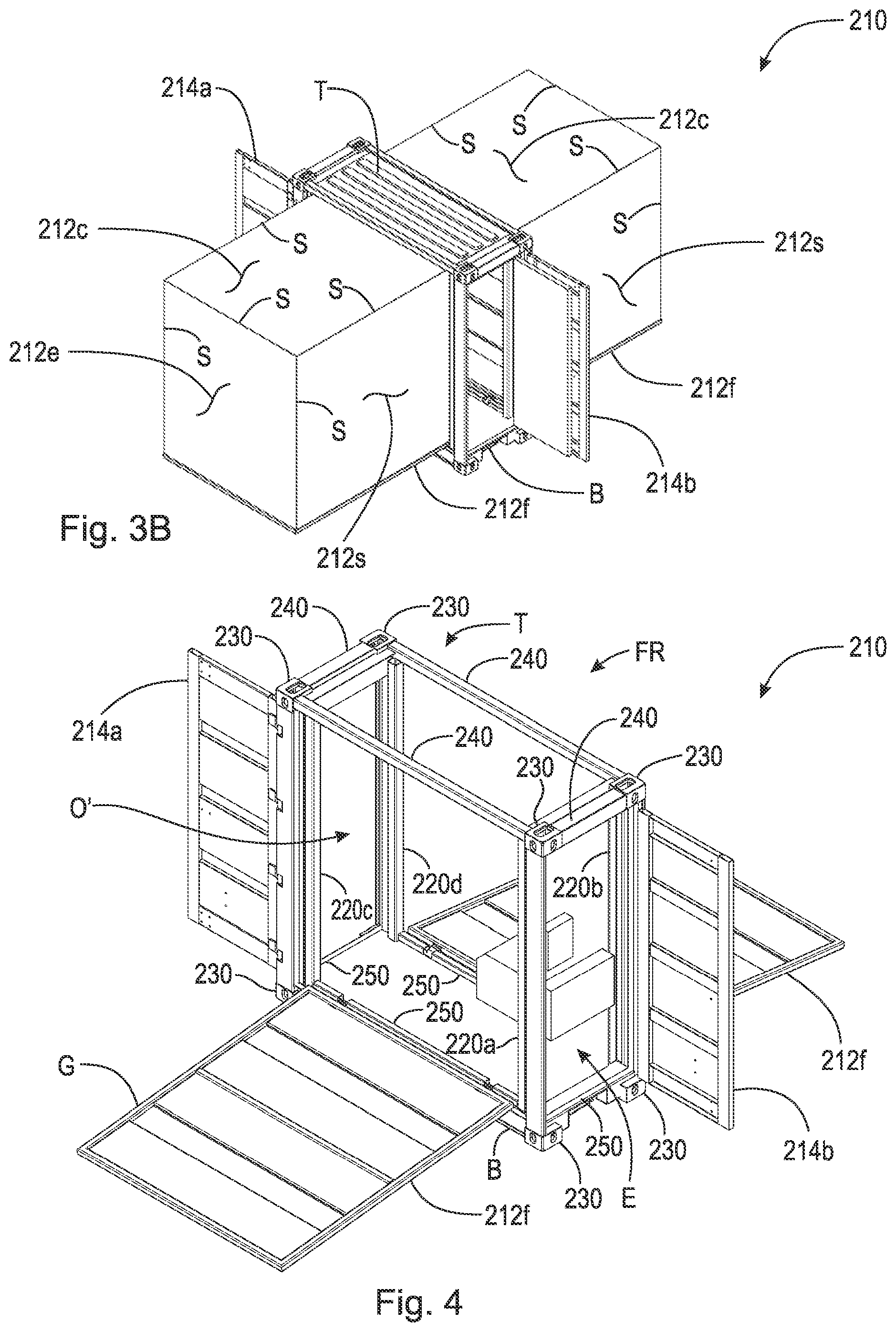 Patent US12378761 Figure 5 – Expandable portable shelter and structures of multiple expandable portable shelters