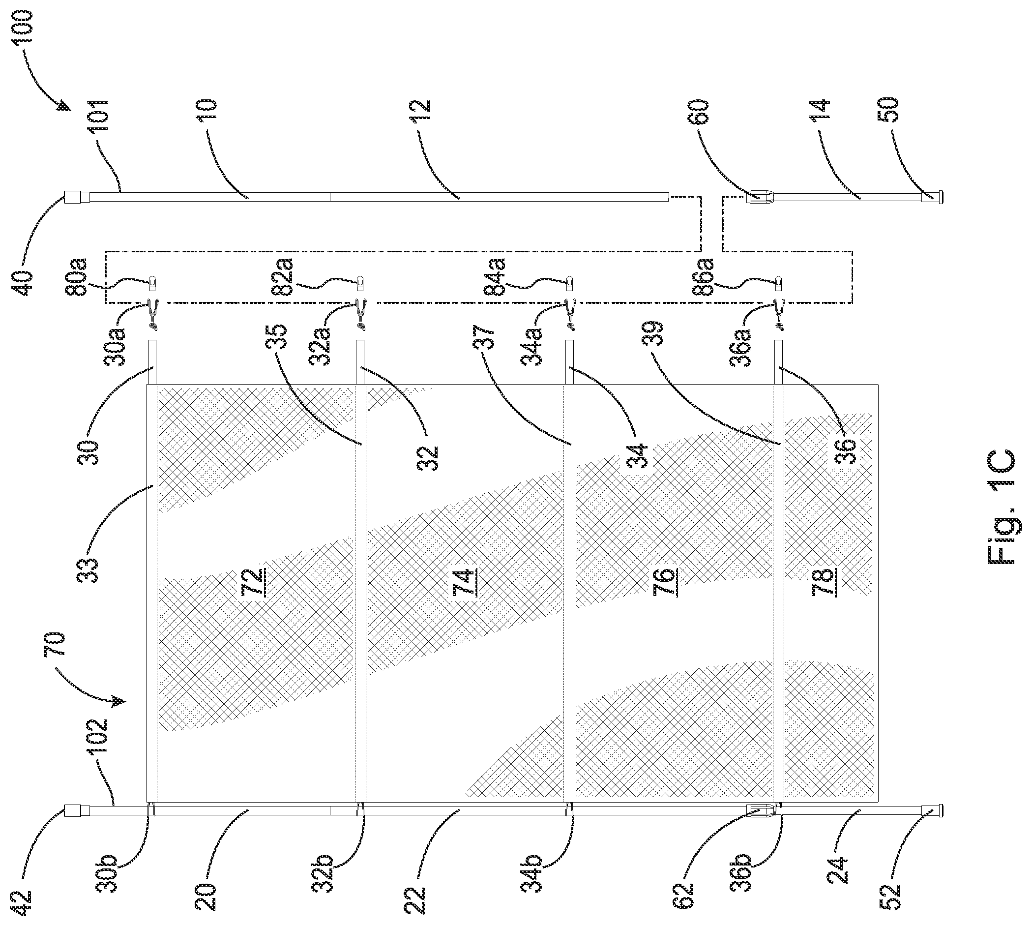 Patent US12378763 Figure 2 – Adjustable blind