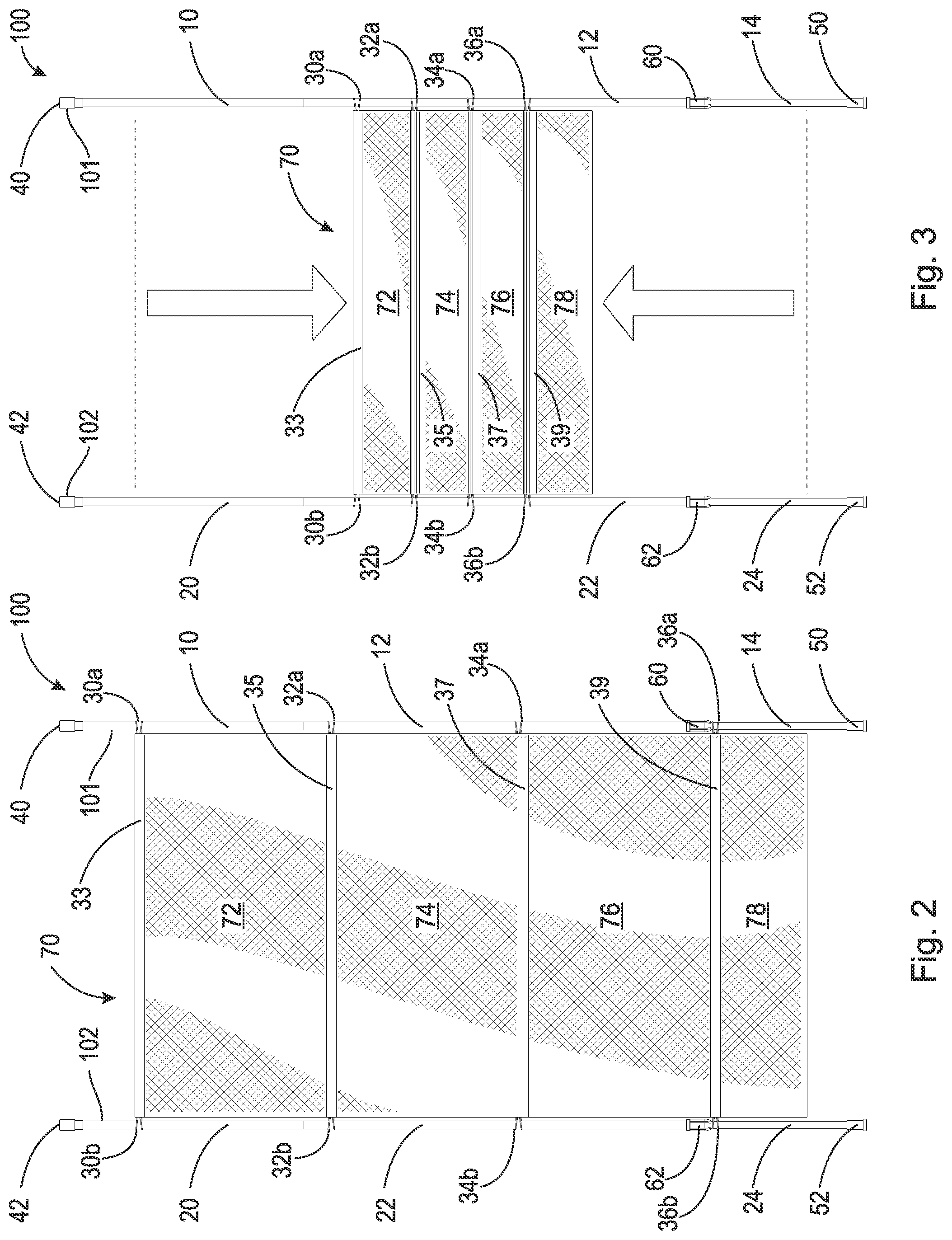 Patent US12378763 Figure 3 – Adjustable blind