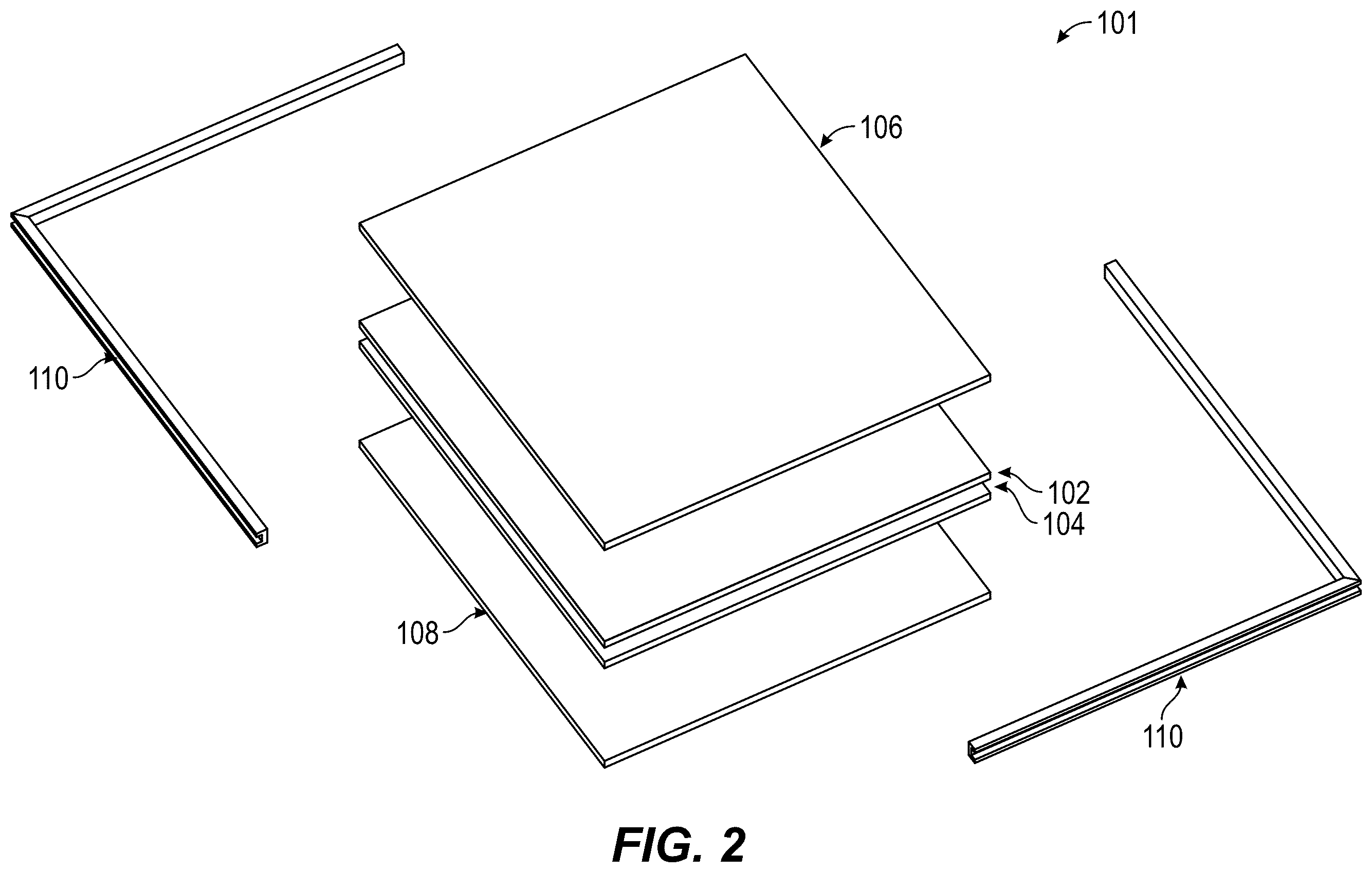 Patent US12378764 Figure 2 – Weatherproof joint for exterior building panels