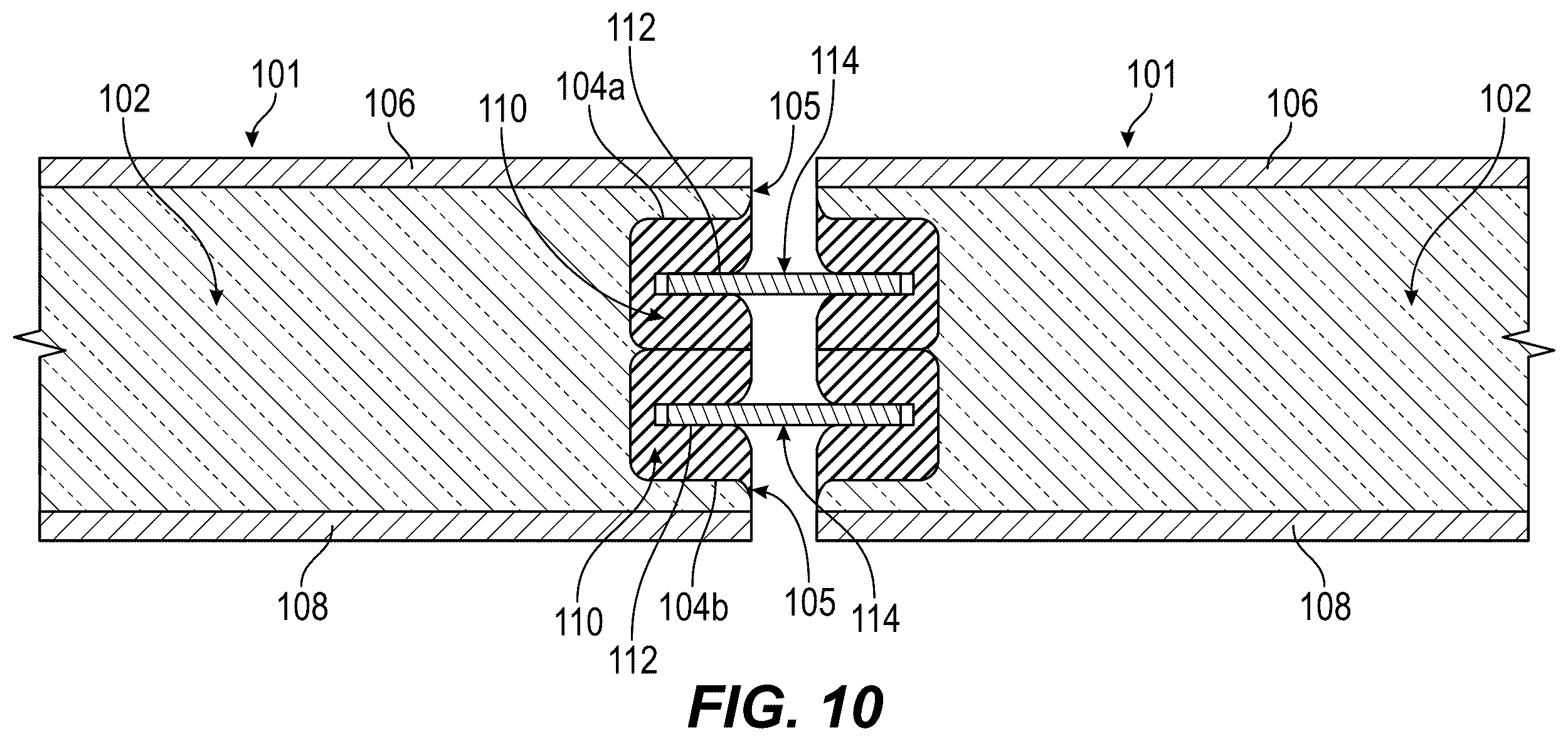 Patent US12378764 Figure 11 – Weatherproof joint for exterior building panels