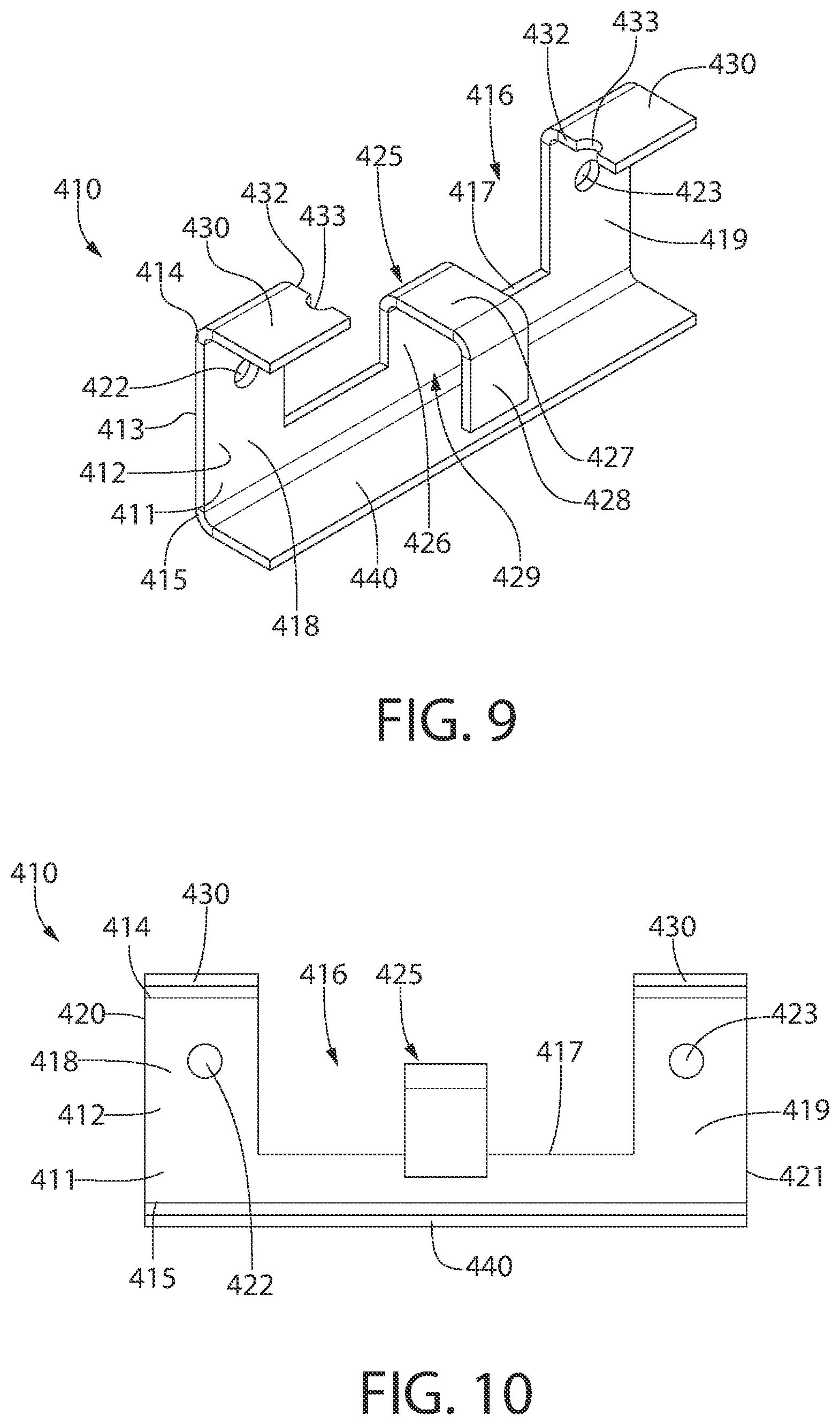 Patent US12378765 Figure 8 – Ceiling system