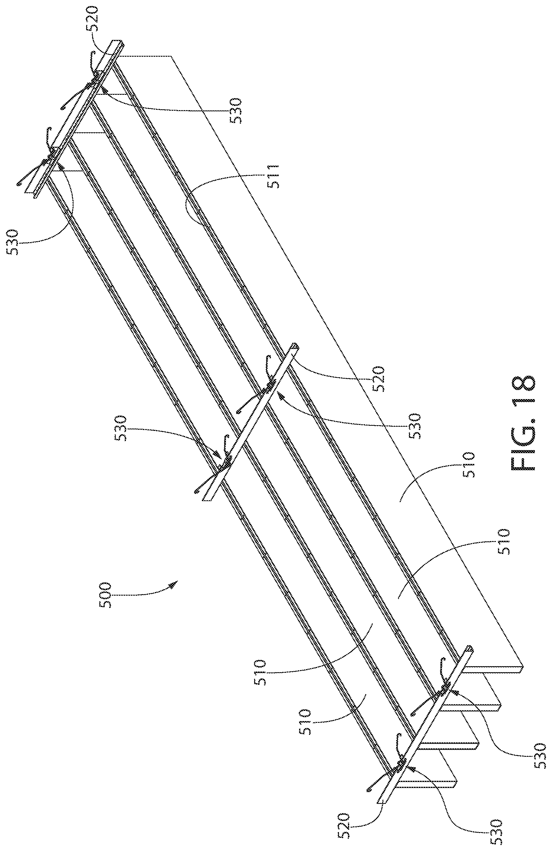 Patent US12378765 Figure 16 – Ceiling system