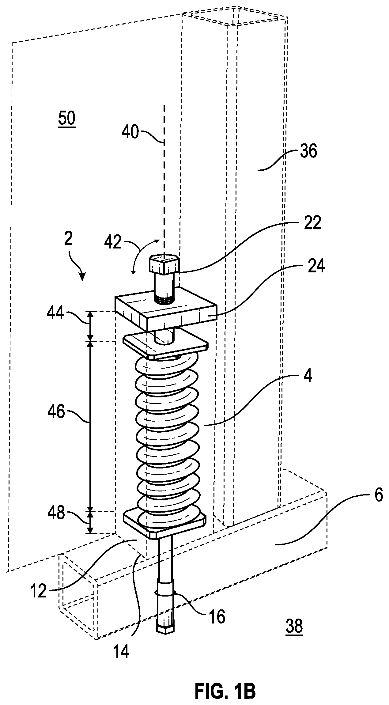 Patent US12378766 Figure 2 – Load equalizing support system for façade wall panels