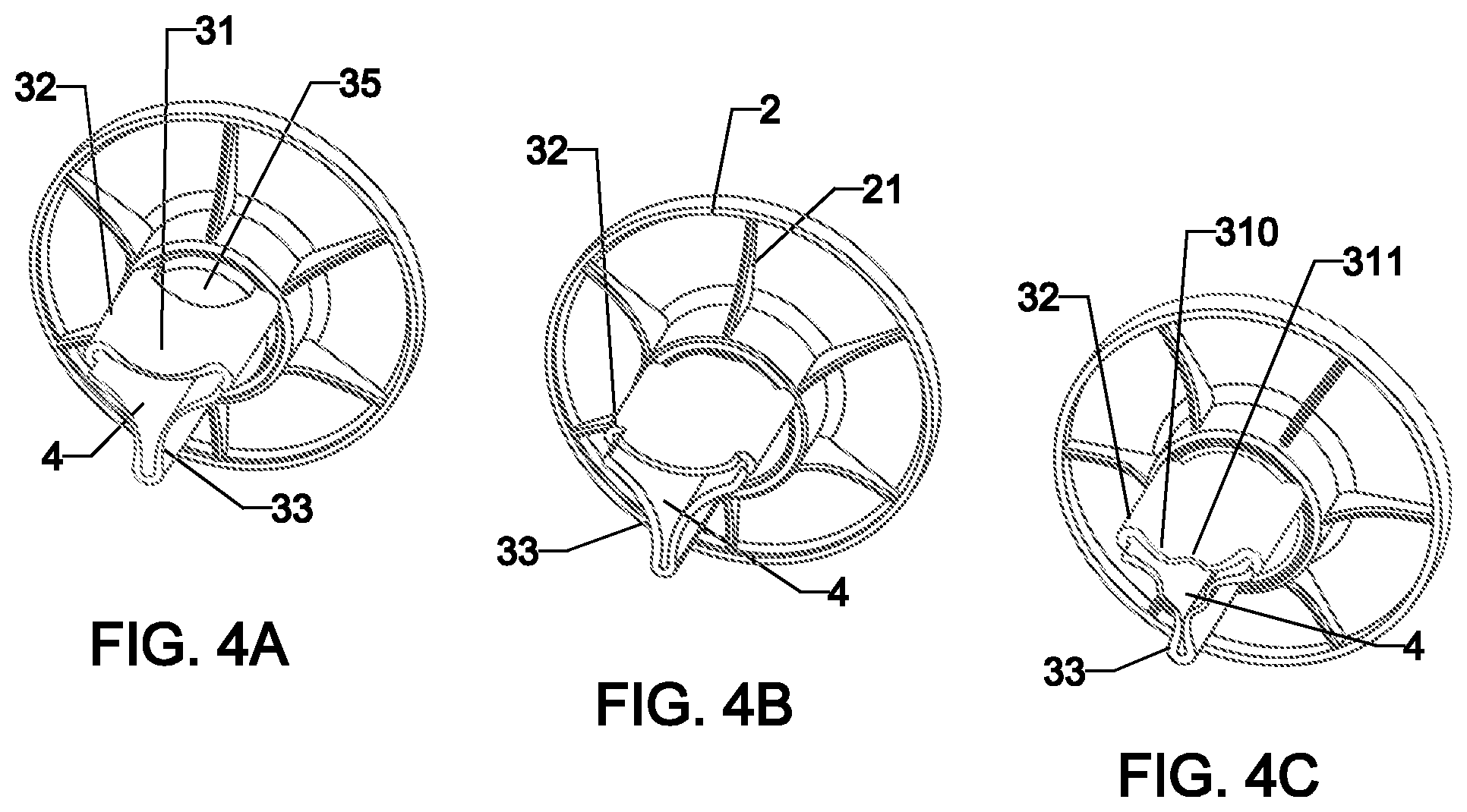 Patent US12378767 Figure 3 – Safety cap