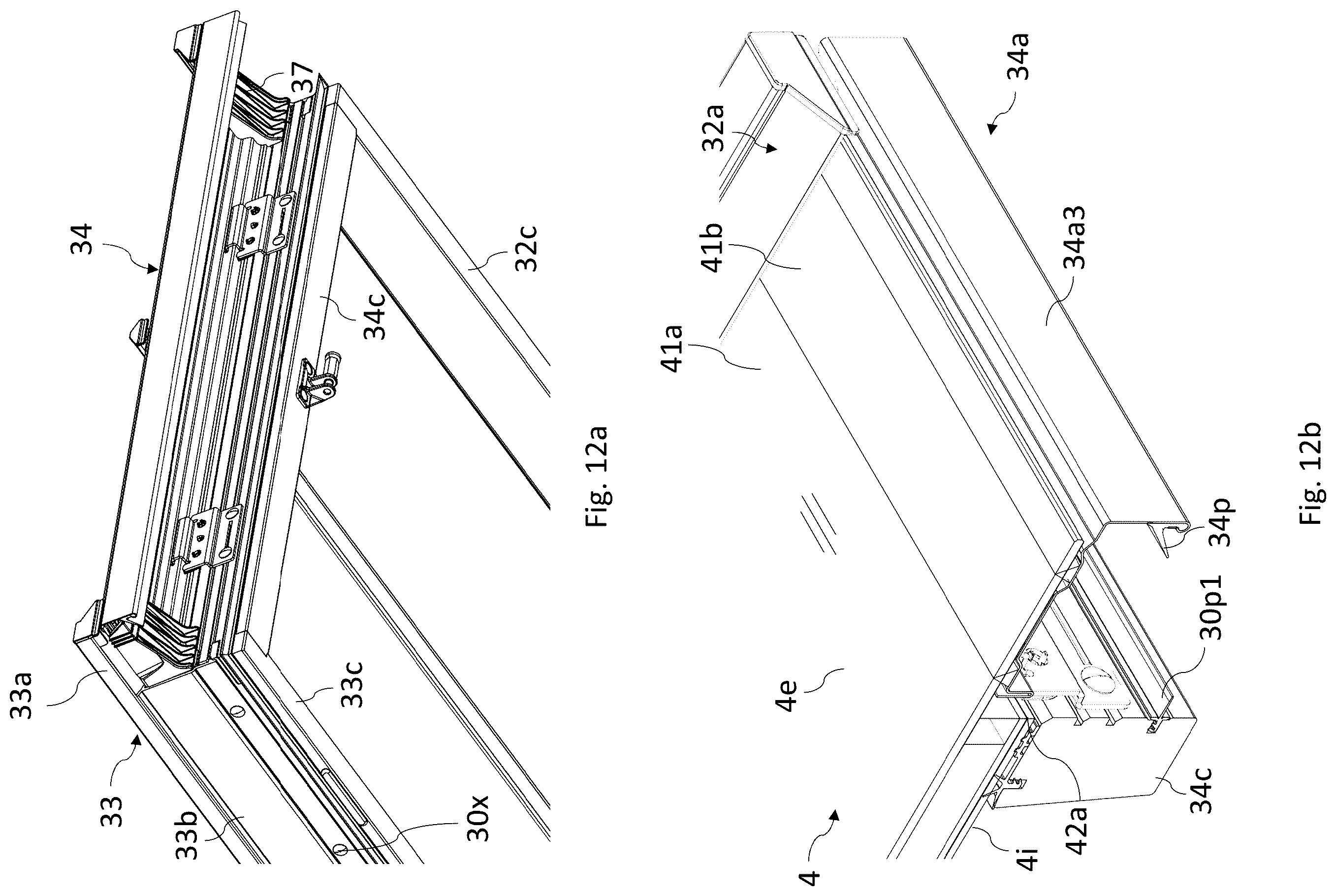 Patent US12378769 Figure 12 – Roof window comprising a frame with receiving structures