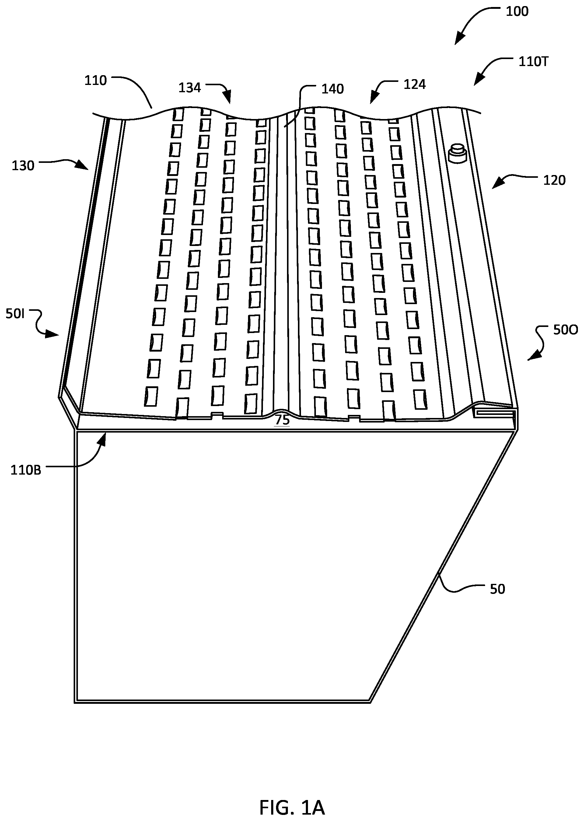 Patent US12378770 — Gutter guard system — Figure 1